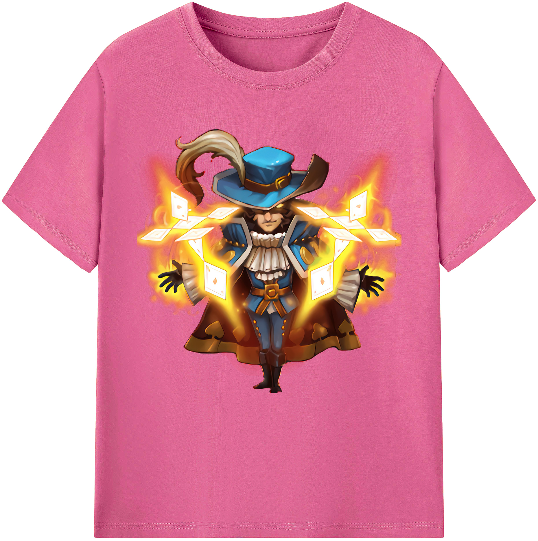 （画像用） リーグ・オブ・レジェンド League of Legends LOL レディースカジュアルプリントTシャツ（綿100％）