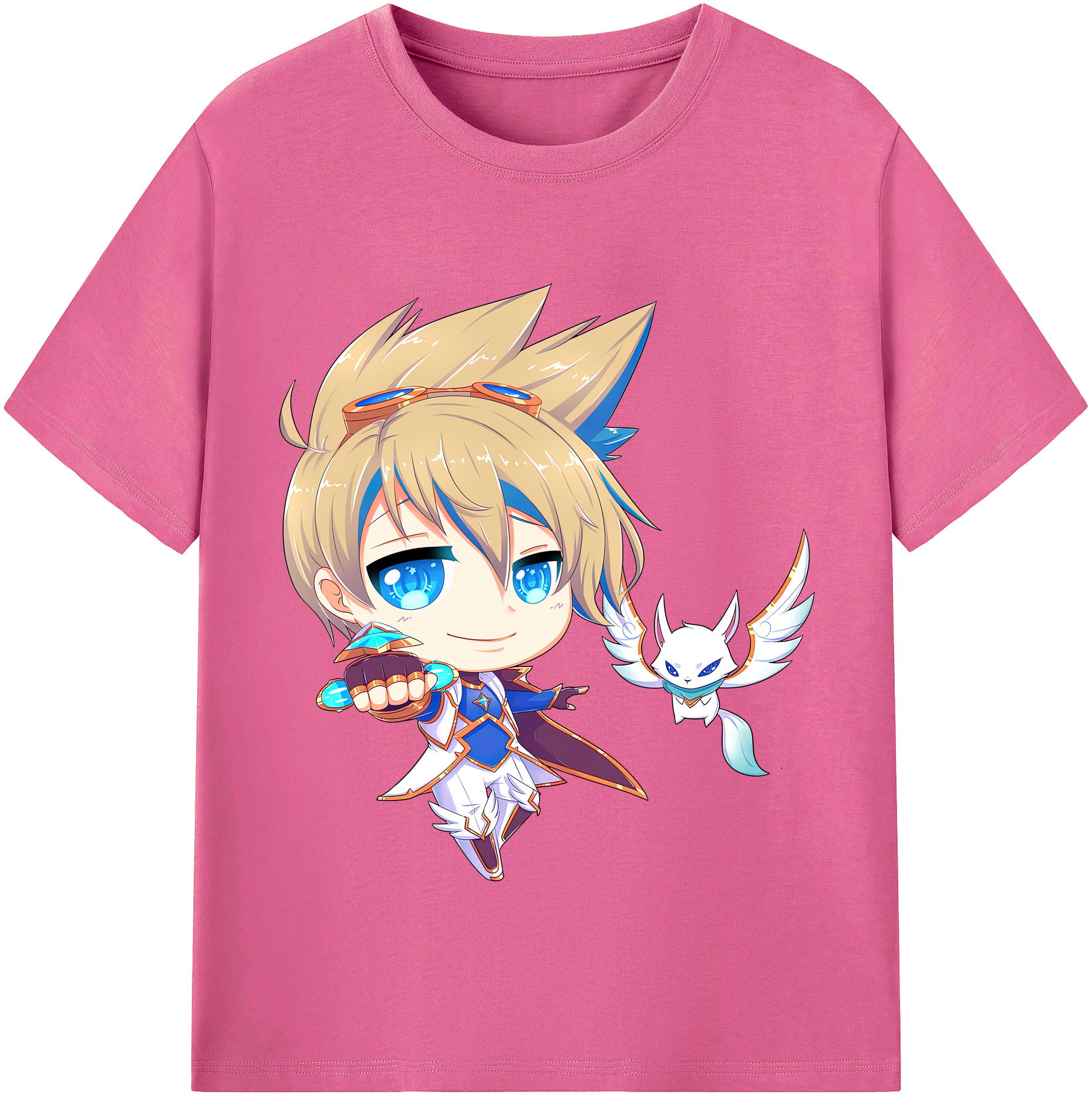 リーグ・オブ・レジェンド League of Legends LOL レディースカジュアルプリントTシャツ（綿100％）