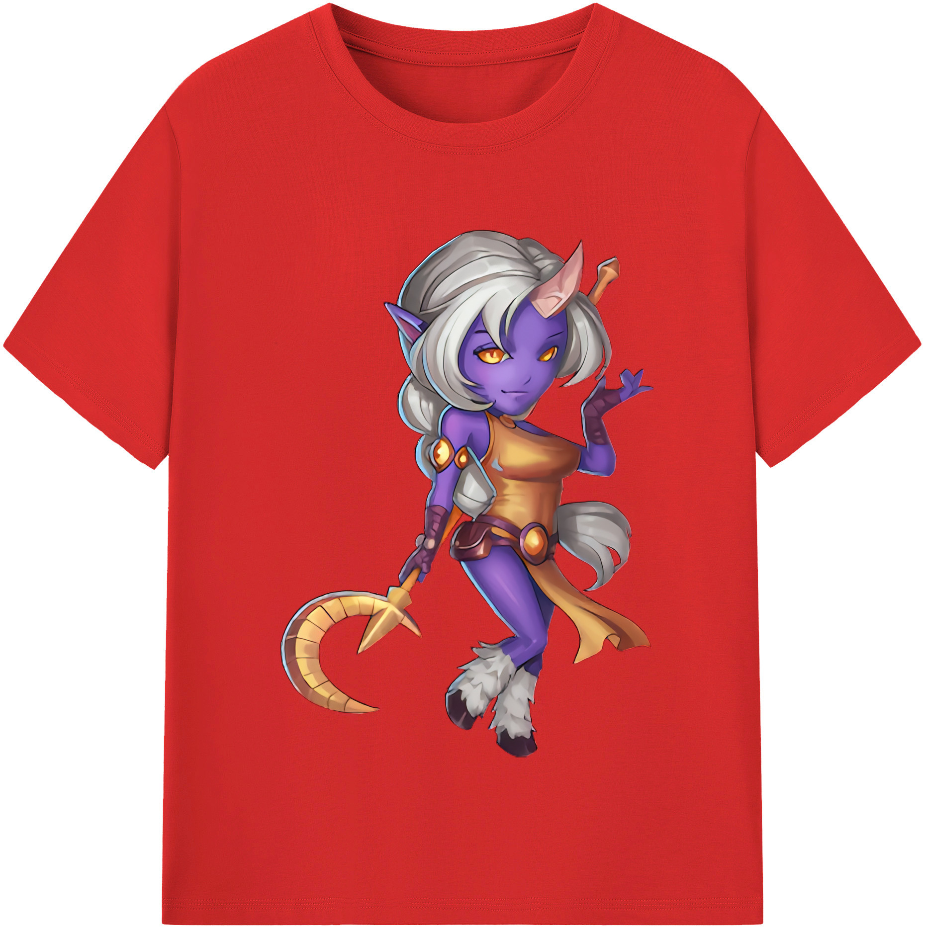 （画像用） リーグ・オブ・レジェンド League of Legends LOL レディースカジュアルプリントTシャツ（綿100％）