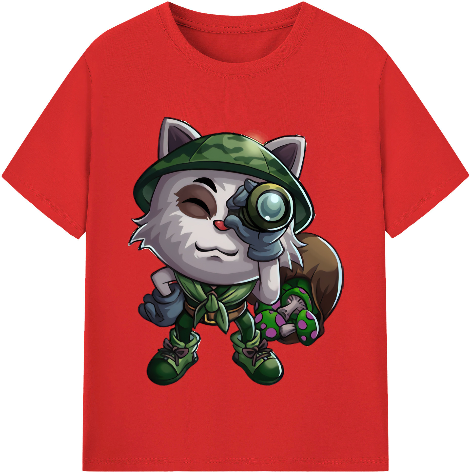 （画像用） リーグ・オブ・レジェンド League of Legends LOL レディースカジュアルプリントTシャツ（綿100％）