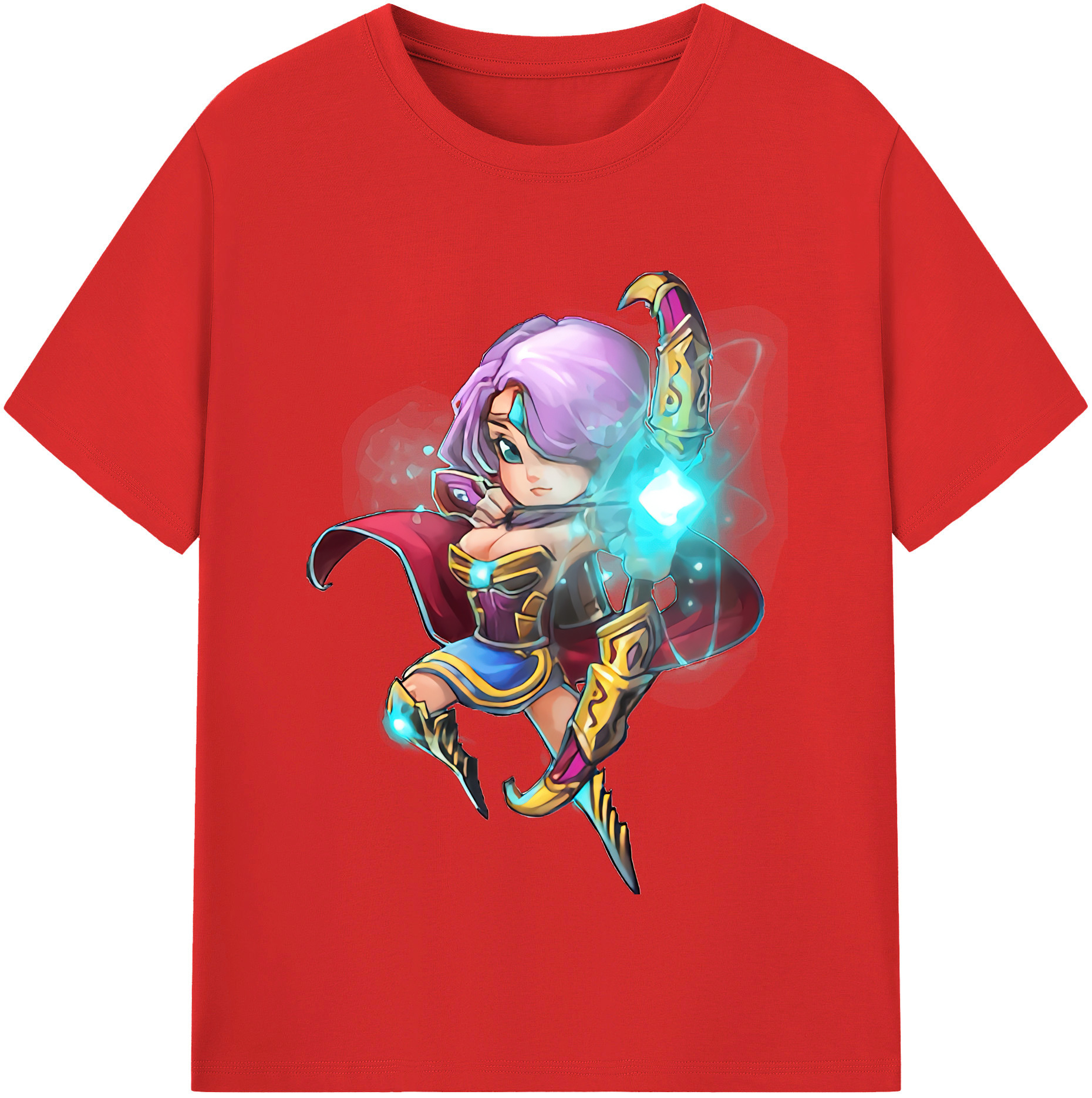 （画像用） リーグ・オブ・レジェンド League of Legends LOL レディースカジュアルプリントTシャツ（綿100％）