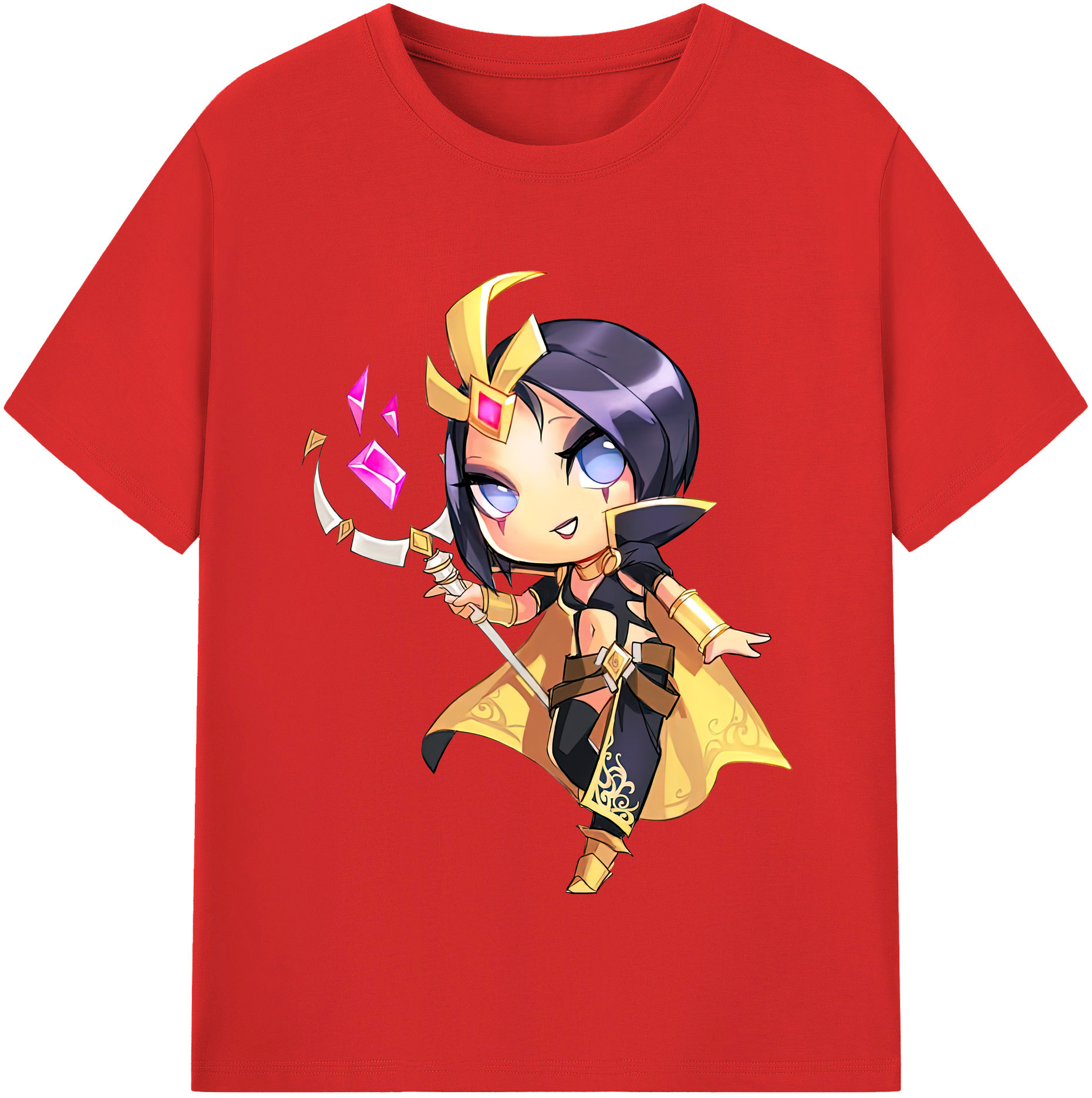 （画像用） リーグ・オブ・レジェンド League of Legends LOL レディースカジュアルプリントTシャツ（綿100％）