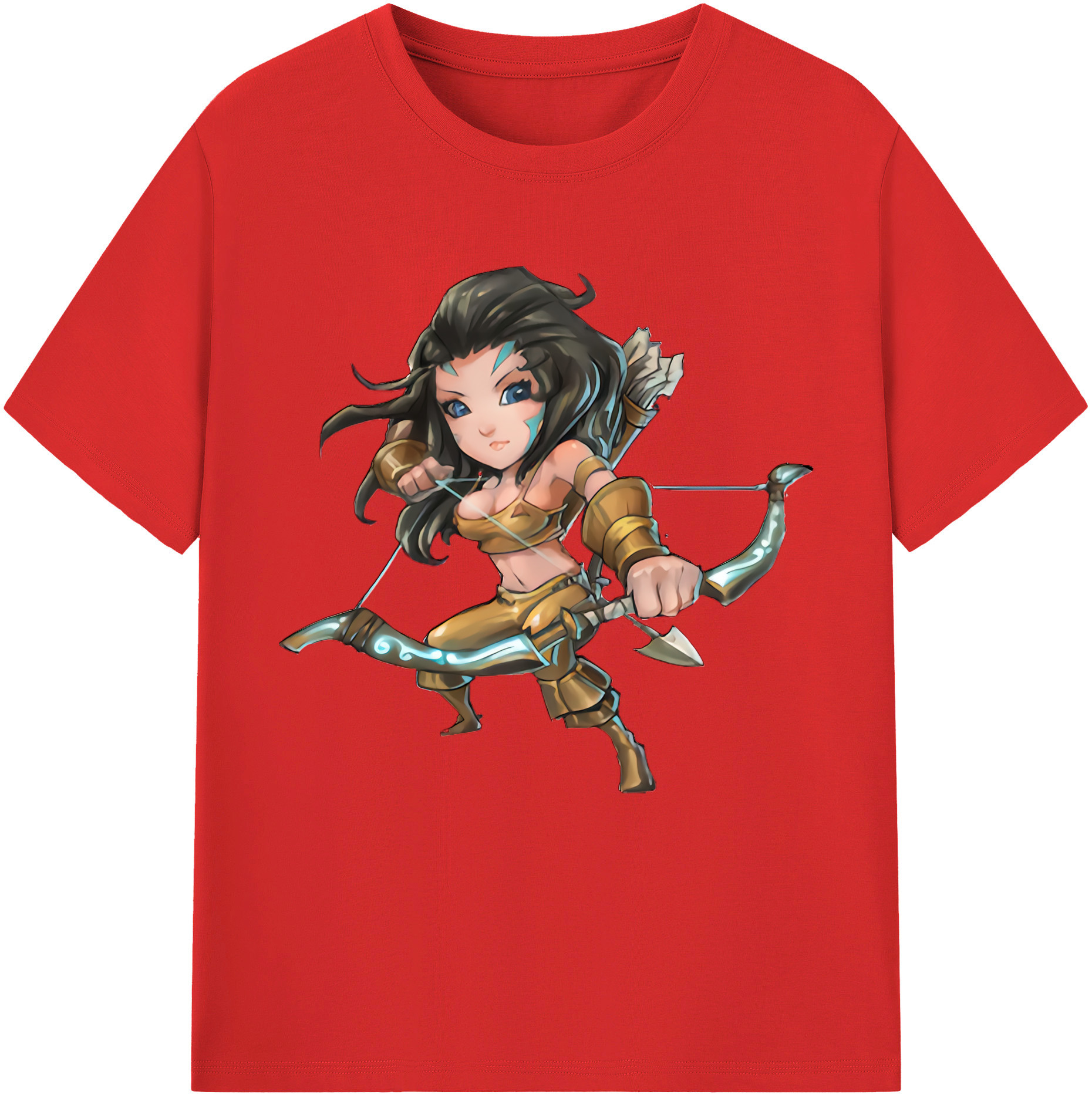 （画像用） リーグ・オブ・レジェンド League of Legends LOL レディースカジュアルプリントTシャツ（綿100％）
