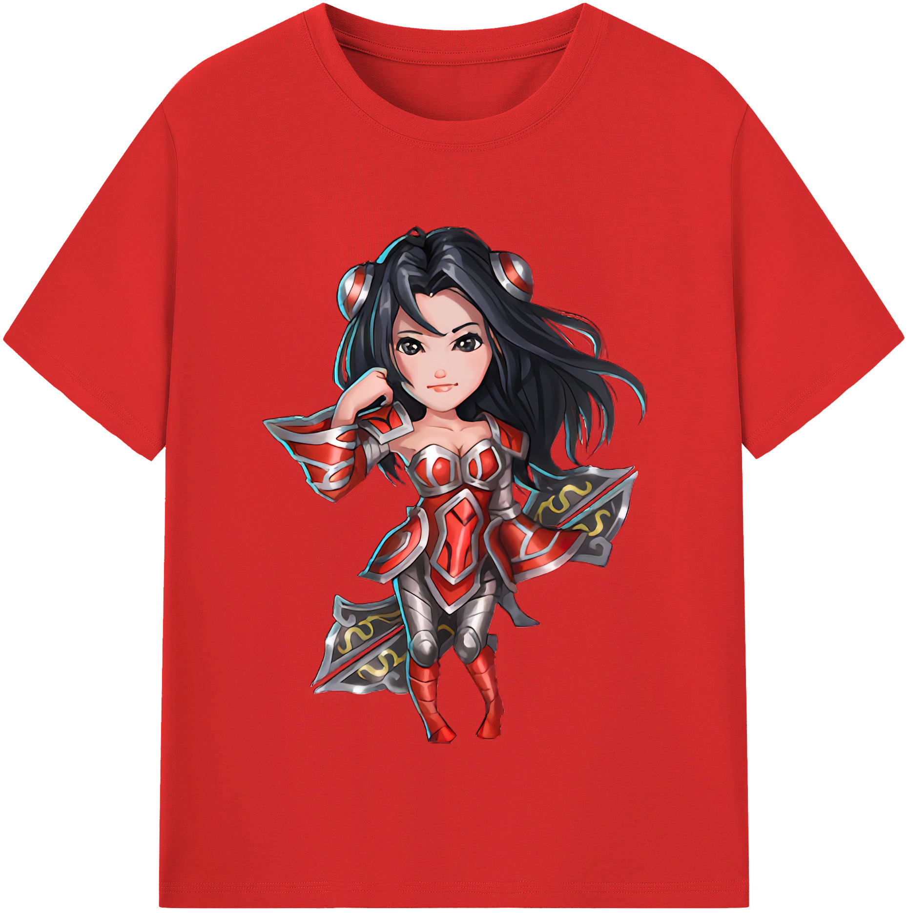 （画像用） リーグ・オブ・レジェンド League of Legends LOL レディースカジュアルプリントTシャツ（綿100％）