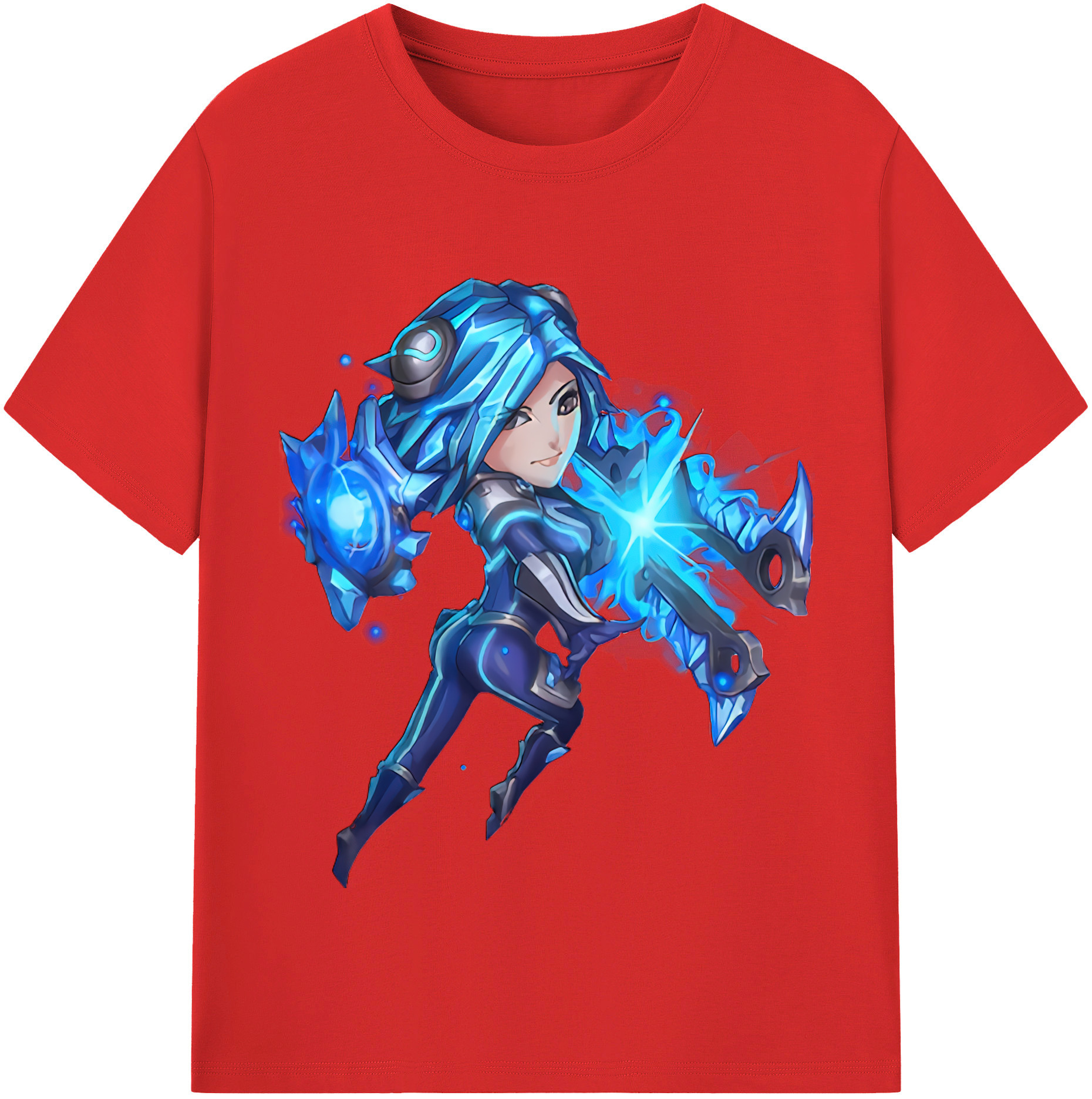 （画像用） リーグ・オブ・レジェンド League of Legends LOL レディースカジュアルプリントTシャツ（綿100％）