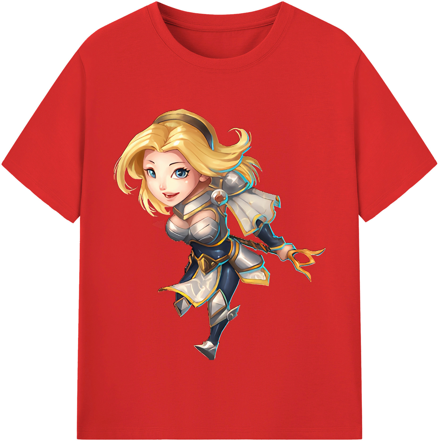 （画像用） リーグ・オブ・レジェンド League of Legends LOL レディースカジュアルプリントTシャツ（綿100％）