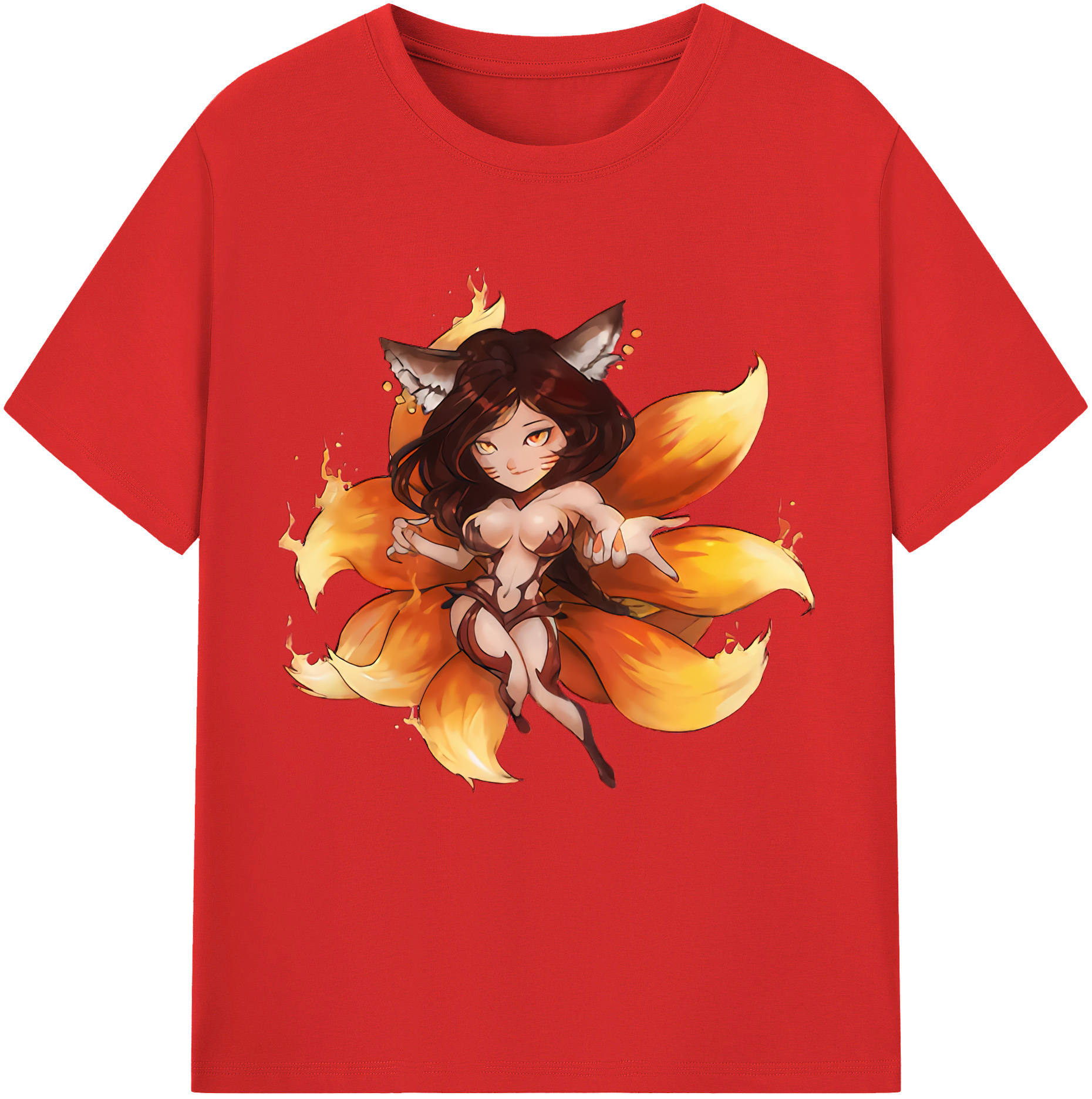 （画像用） リーグ・オブ・レジェンド League of Legends LOL レディースカジュアルプリントTシャツ（綿100％）