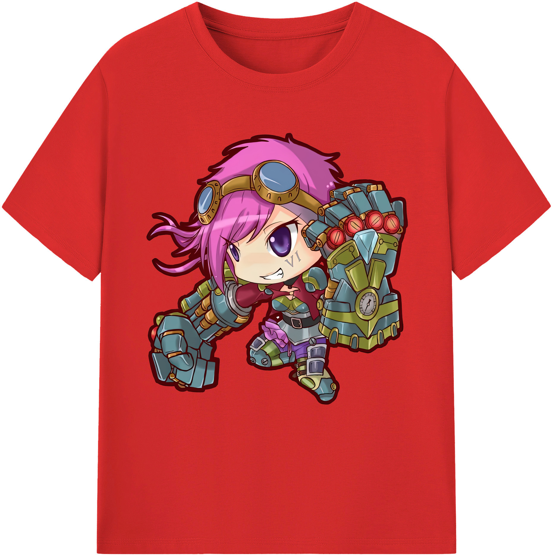 リーグ・オブ・レジェンド League of Legends LOL レディースカジュアルプリントTシャツ（綿100％）