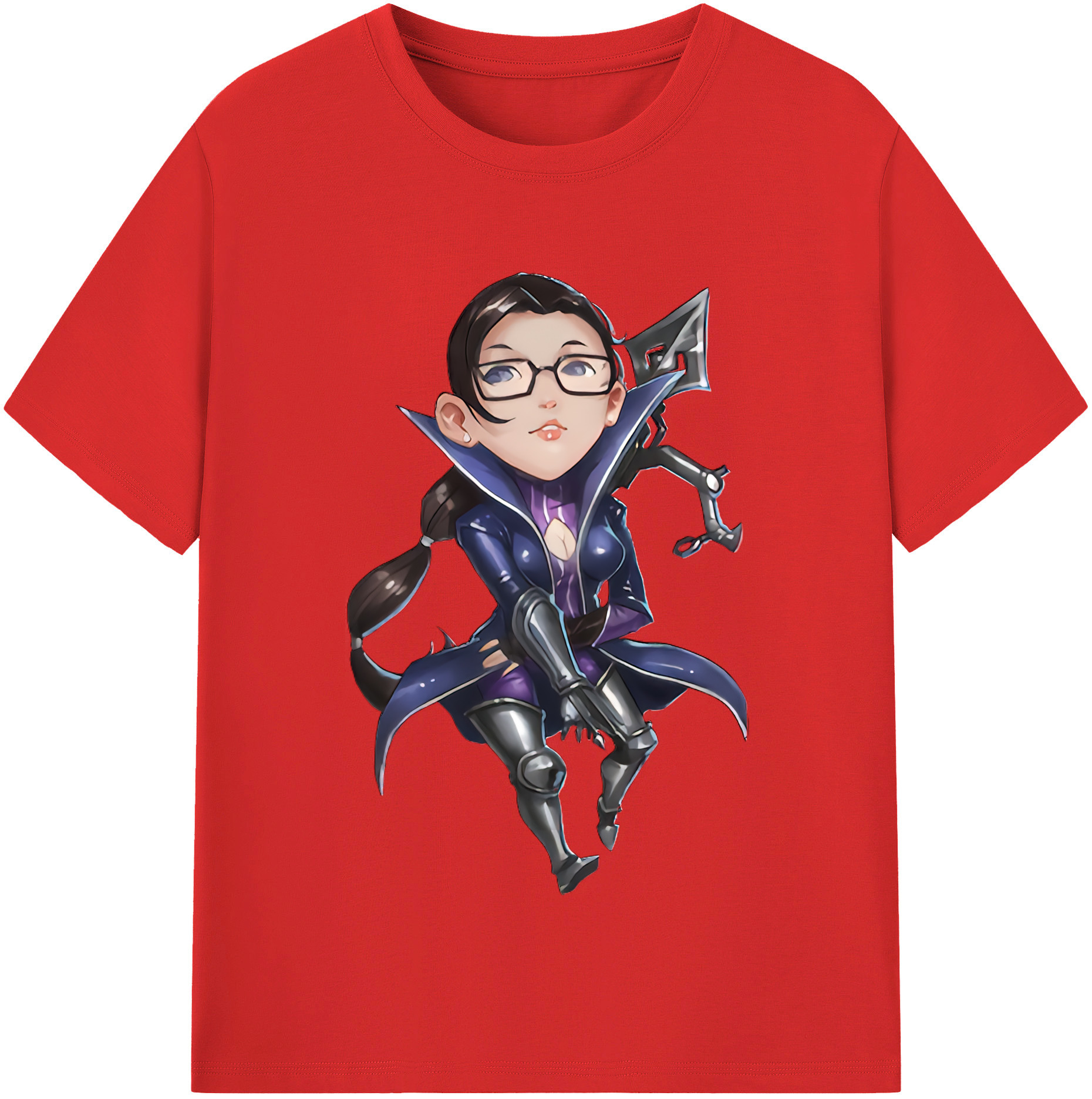 （画像用） リーグ・オブ・レジェンド League of Legends LOL レディースカジュアルプリントTシャツ（綿100％）