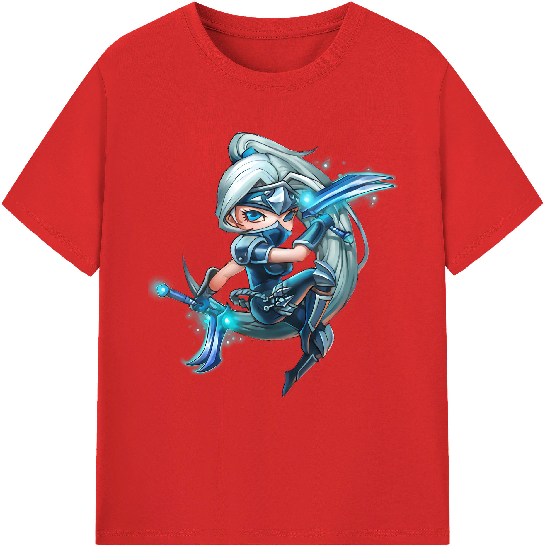 （画像用） リーグ・オブ・レジェンド League of Legends LOL レディースカジュアルプリントTシャツ（綿100％）