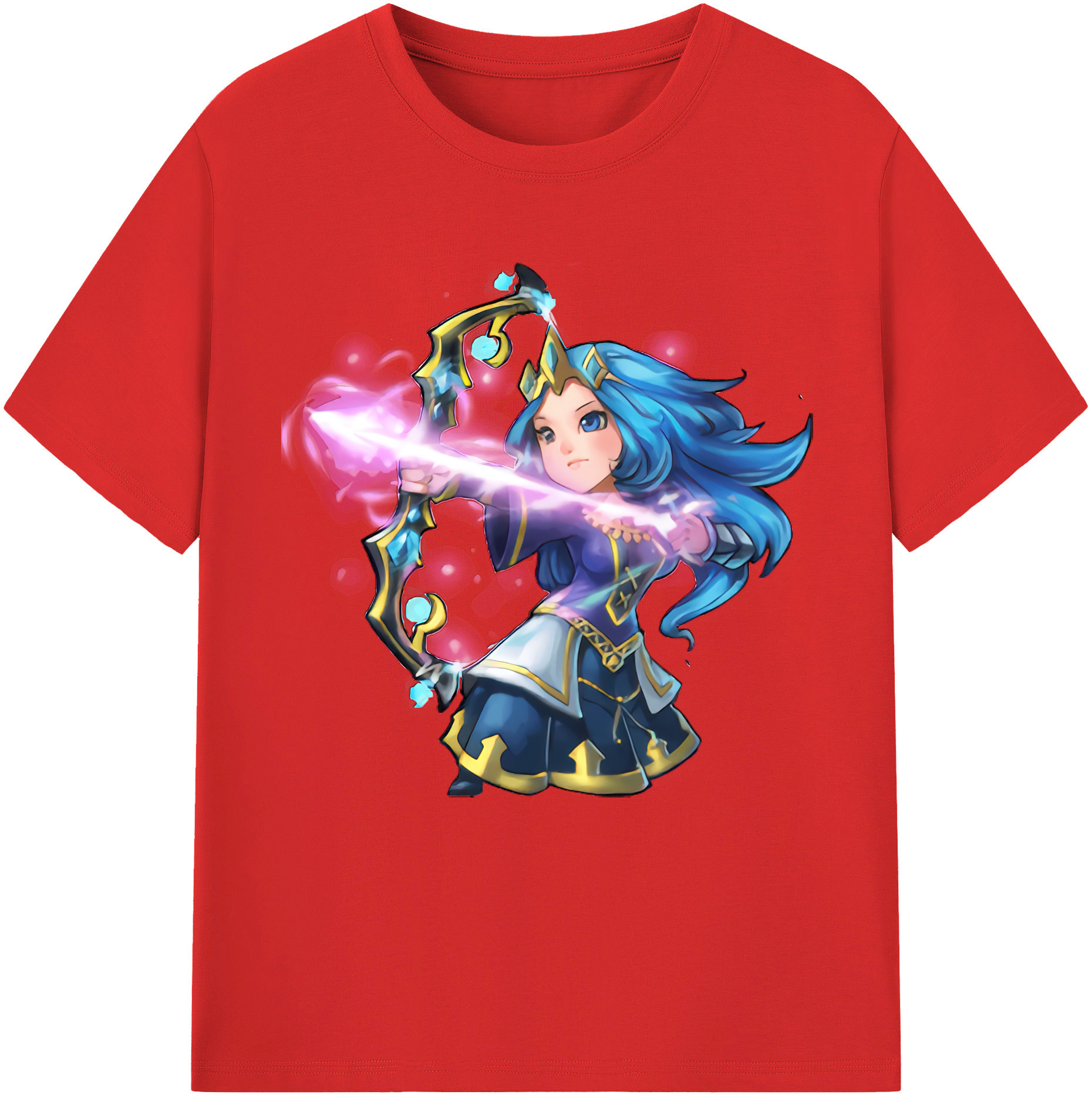 （画像用） リーグ・オブ・レジェンド League of Legends LOL レディースカジュアルプリントTシャツ（綿100％）