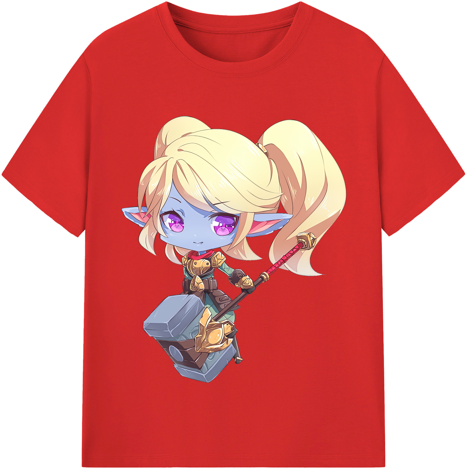 （画像用） リーグ・オブ・レジェンド League of Legends LOL レディースカジュアルプリントTシャツ（綿100％）