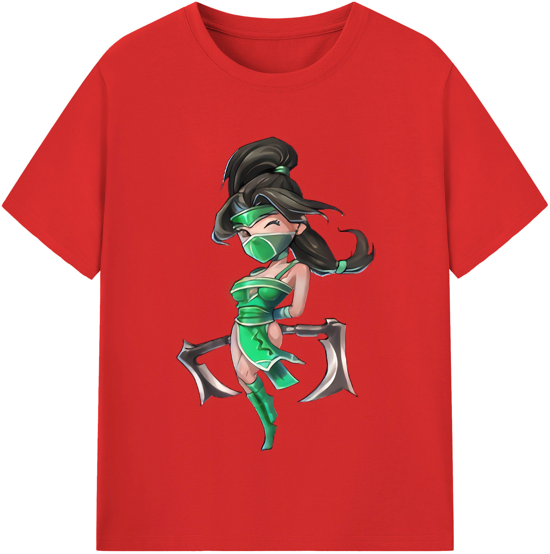 （画像用） リーグ・オブ・レジェンド League of Legends LOL レディースカジュアルプリントTシャツ（綿100％）