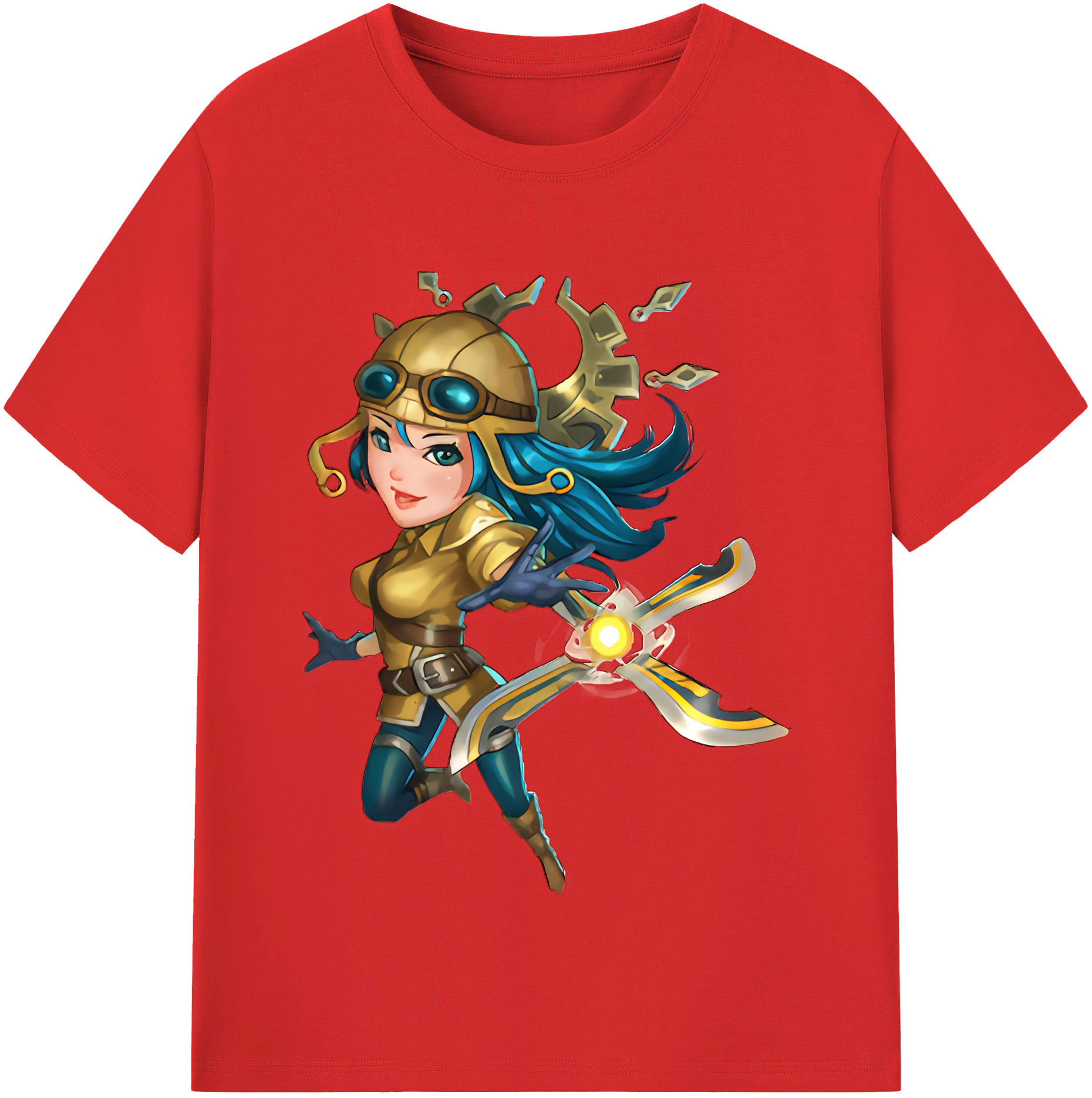 （画像用） リーグ・オブ・レジェンド League of Legends LOL レディースカジュアルプリントTシャツ（綿100％）
