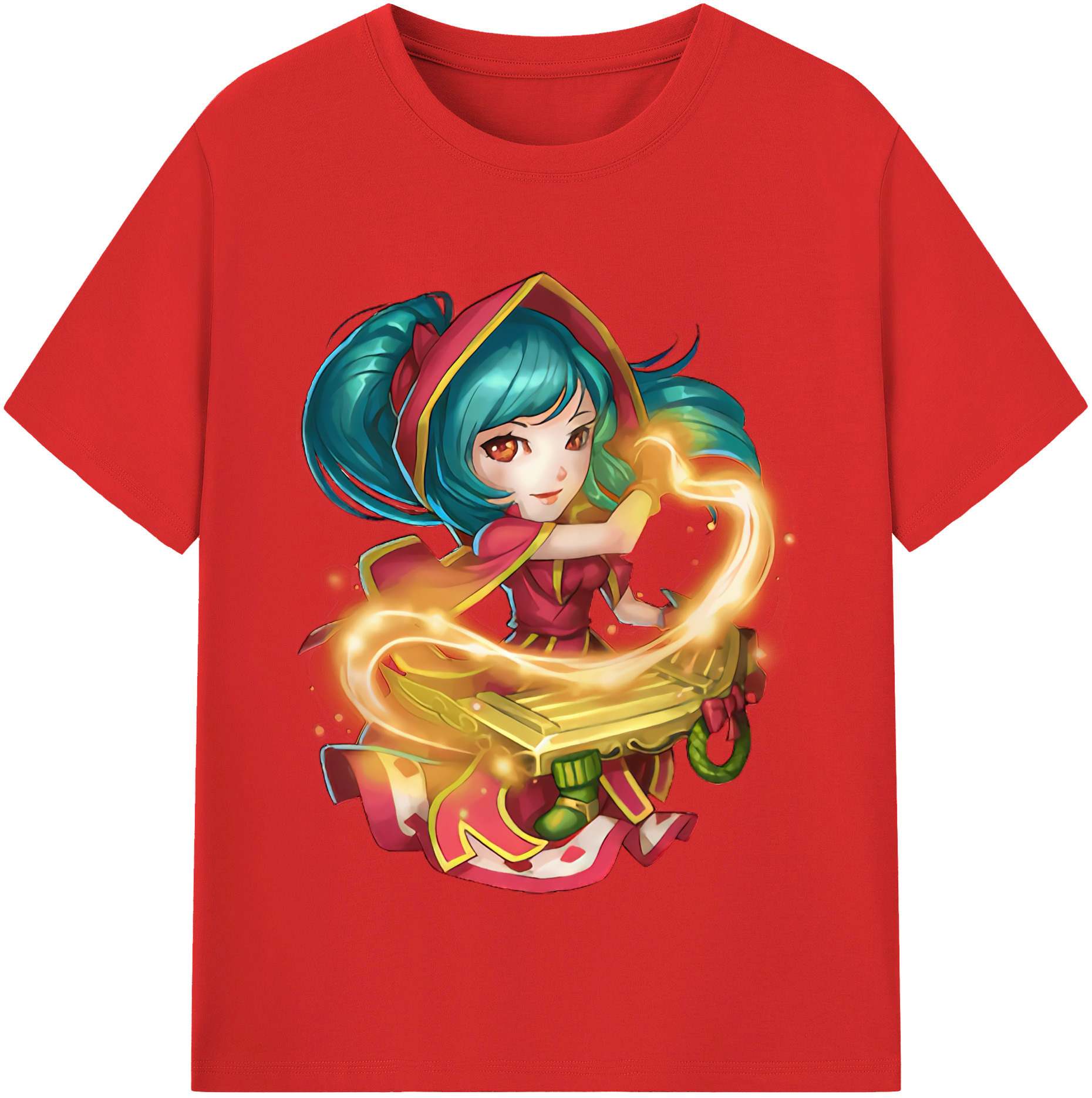 （画像用） リーグ・オブ・レジェンド League of Legends LOL レディースカジュアルプリントTシャツ（綿100％）