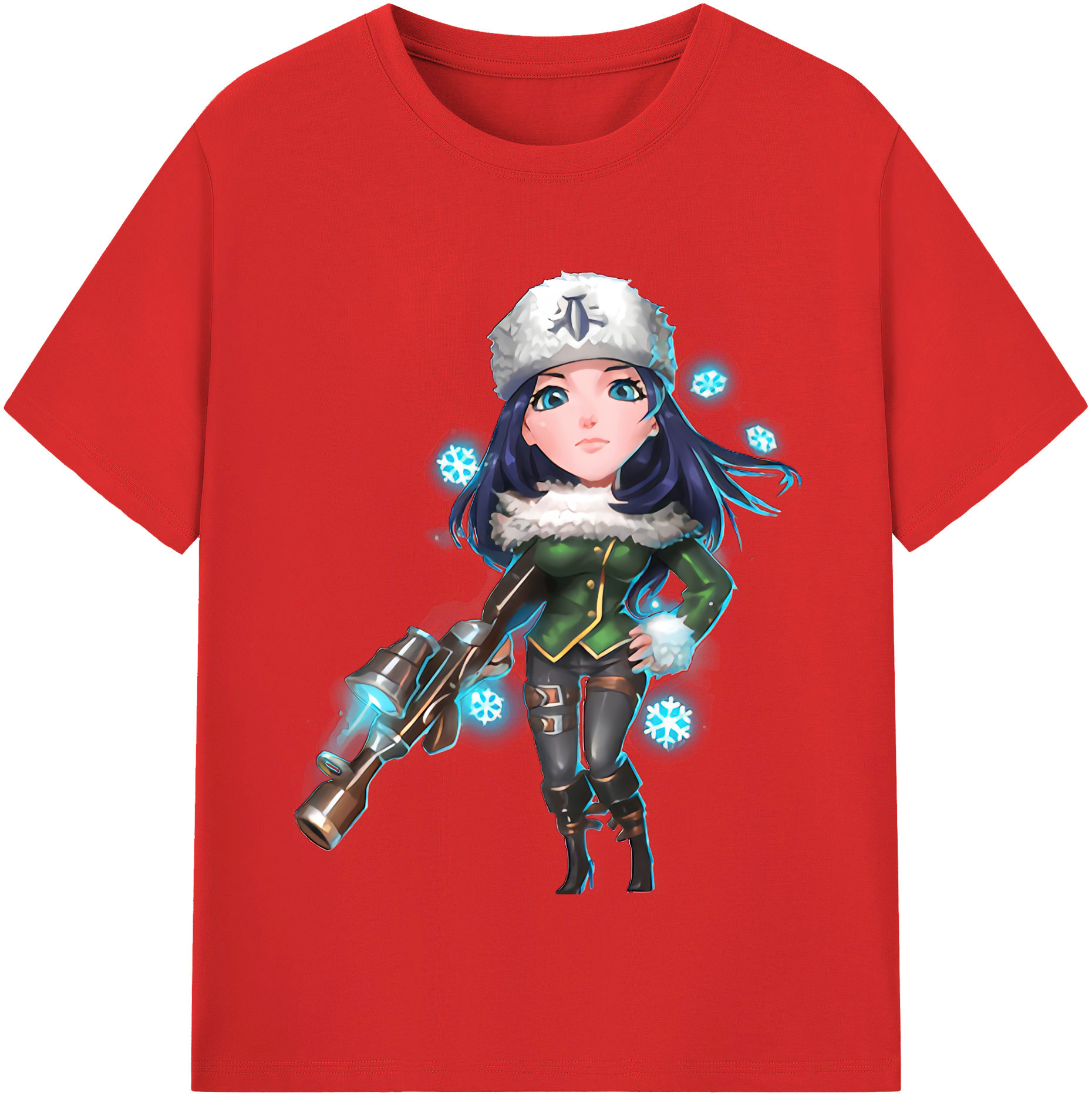 （画像用） リーグ・オブ・レジェンド League of Legends LOL レディースカジュアルプリントTシャツ（綿100％）