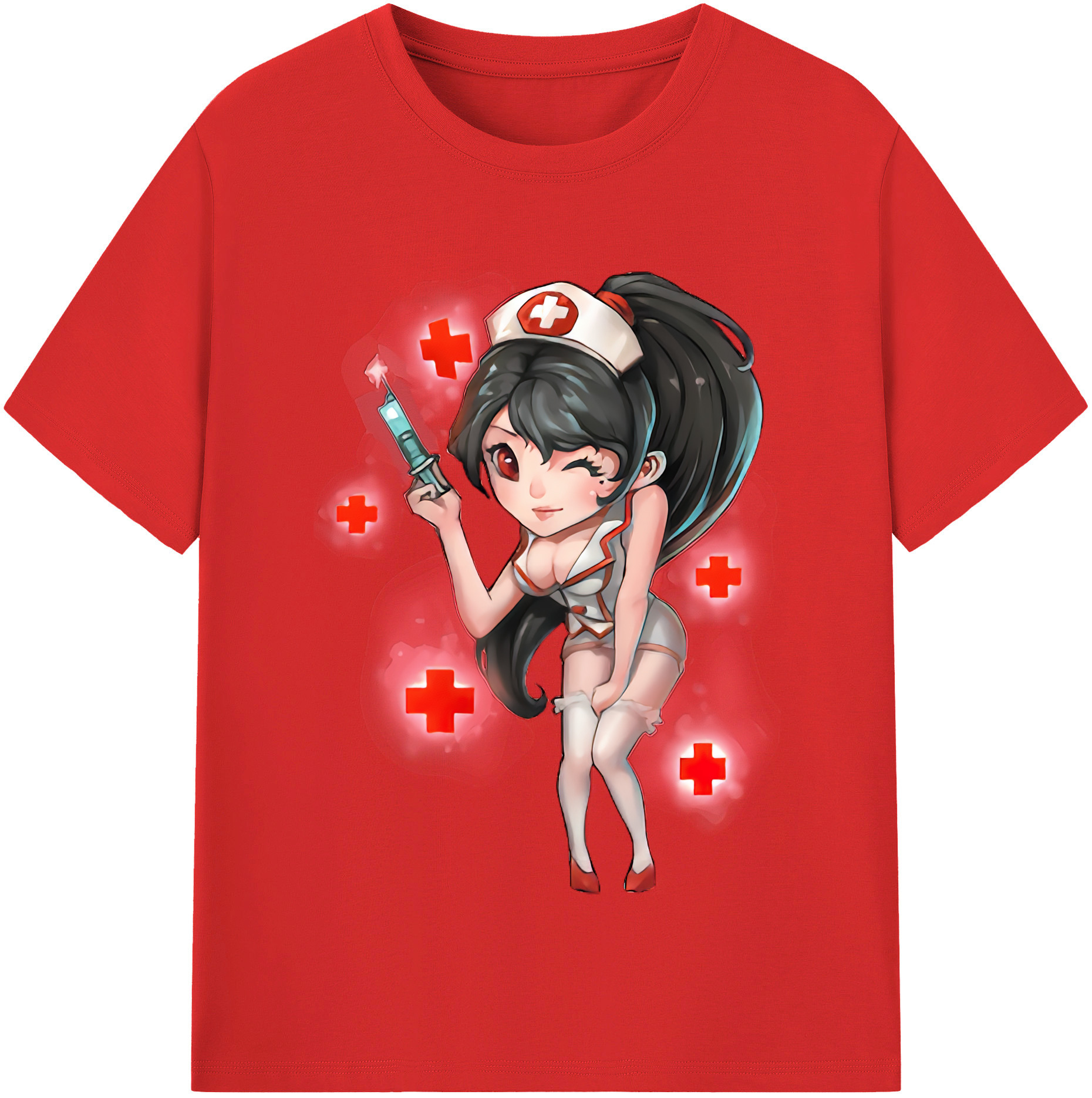 （画像用） リーグ・オブ・レジェンド League of Legends LOL レディースカジュアルプリントTシャツ（綿100％）