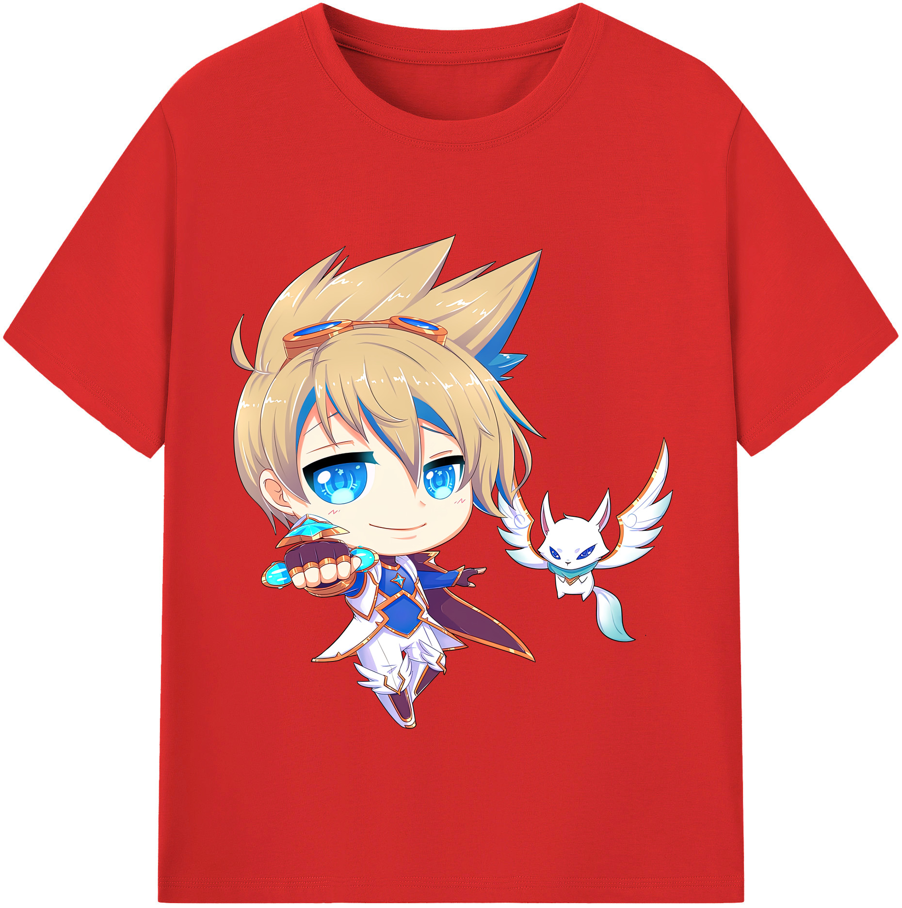 リーグ・オブ・レジェンド League of Legends LOL レディースカジュアルプリントTシャツ（綿100％）