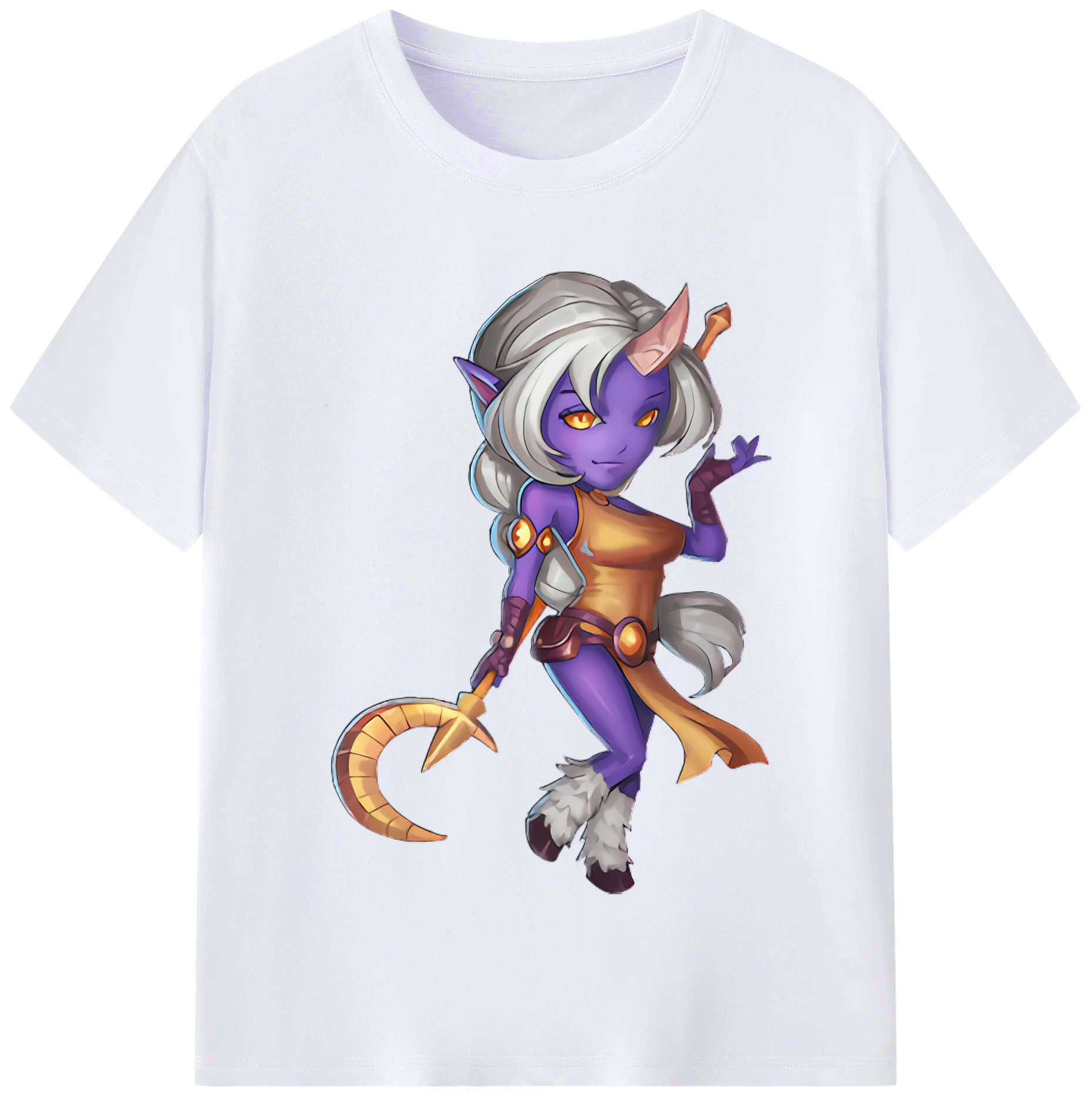 （画像用） リーグ・オブ・レジェンド League of Legends LOL レディースカジュアルプリントTシャツ（綿100％）