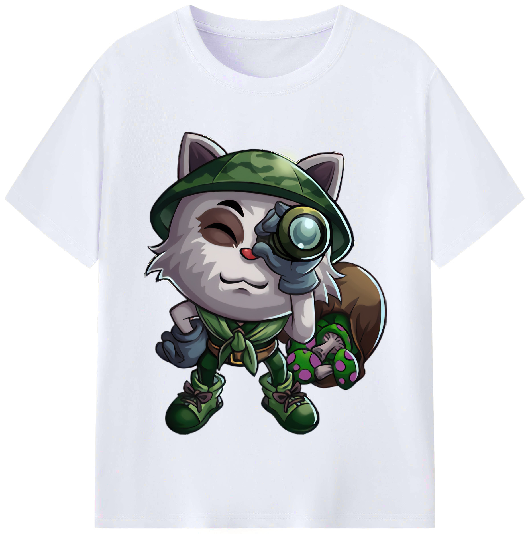 （画像用） リーグ・オブ・レジェンド League of Legends LOL レディースカジュアルプリントTシャツ（綿100％）