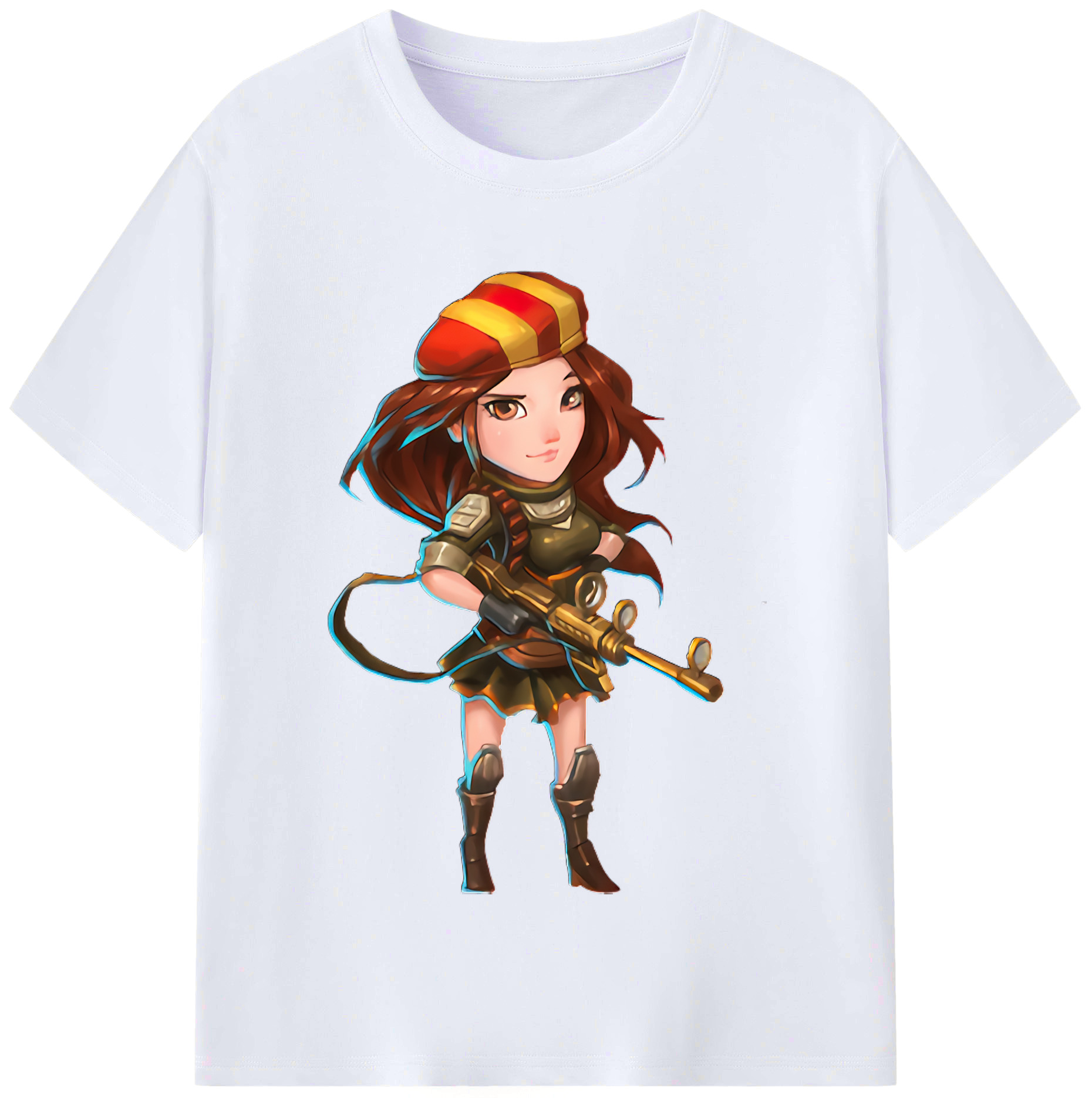 （画像用） リーグ・オブ・レジェンド League of Legends LOL レディースカジュアルプリントTシャツ（綿100％）