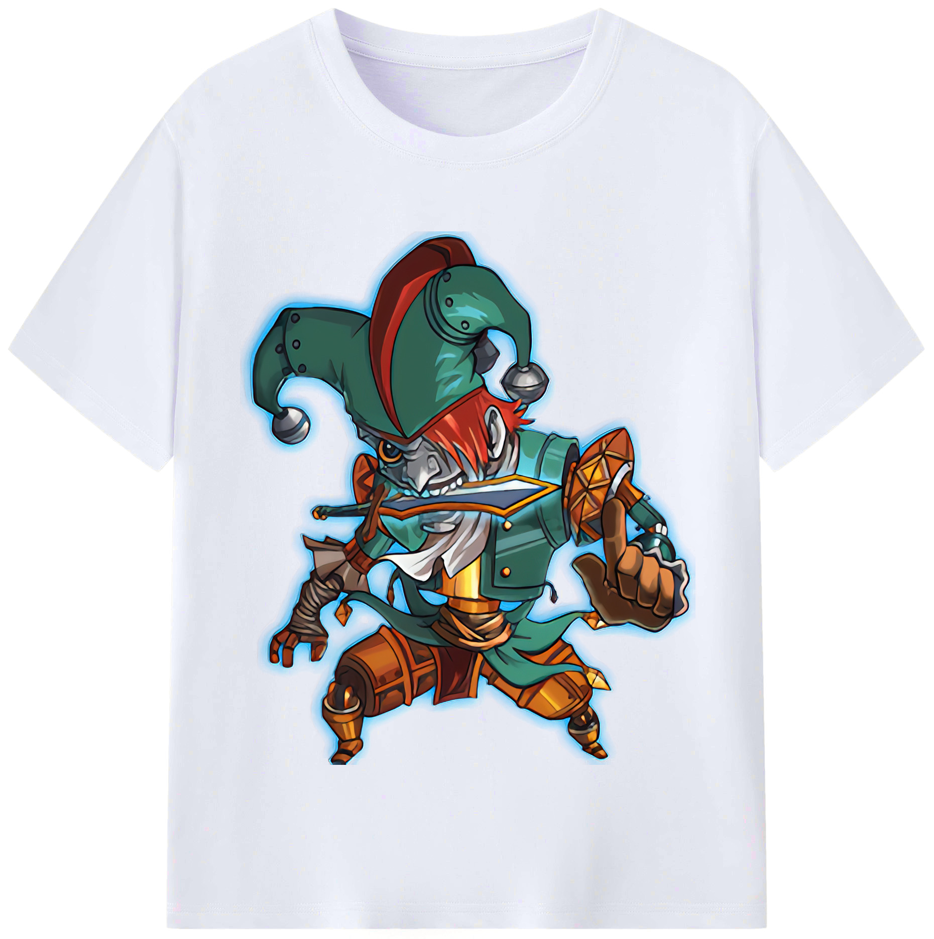 （画像用） リーグ・オブ・レジェンド League of Legends LOL レディースカジュアルプリントTシャツ（綿100％）