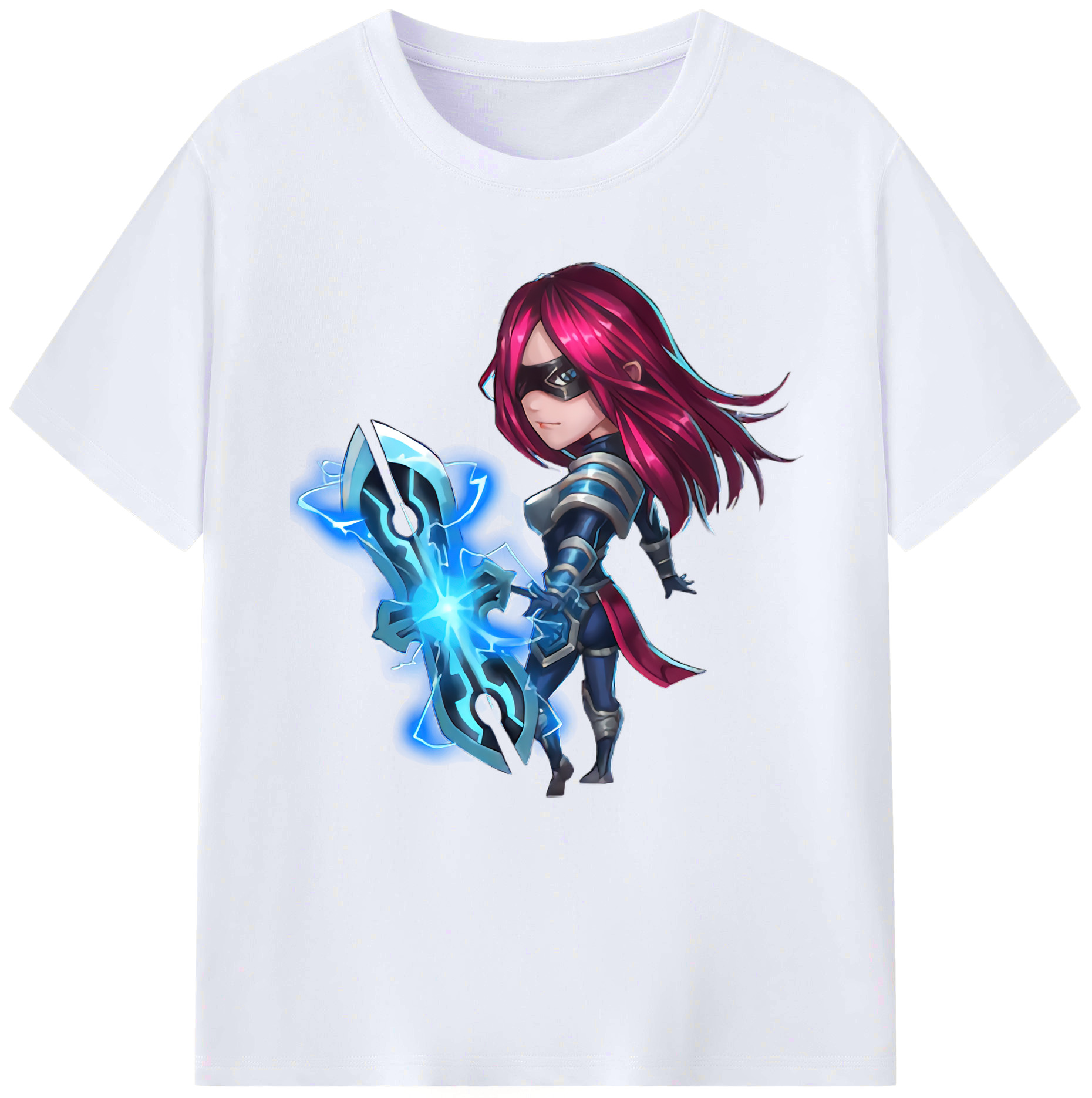 （画像用） リーグ・オブ・レジェンド League of Legends LOL レディースカジュアルプリントTシャツ（綿100％）