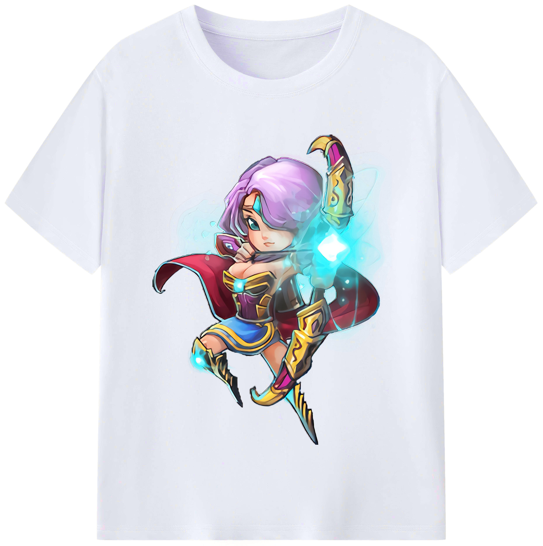 （画像用） リーグ・オブ・レジェンド League of Legends LOL レディースカジュアルプリントTシャツ（綿100％）