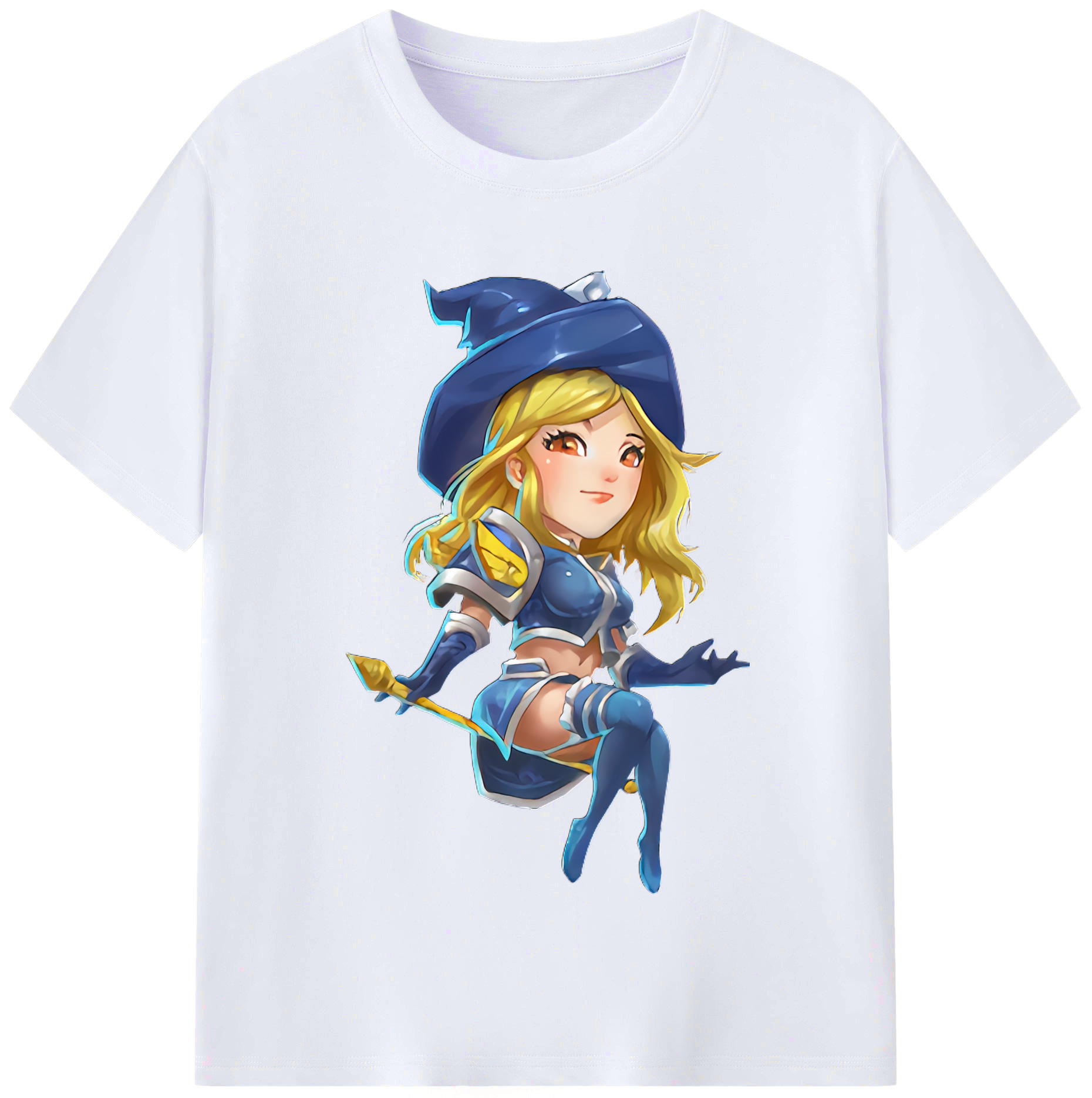 （画像用） リーグ・オブ・レジェンド League of Legends LOL レディースカジュアルプリントTシャツ（綿100％）