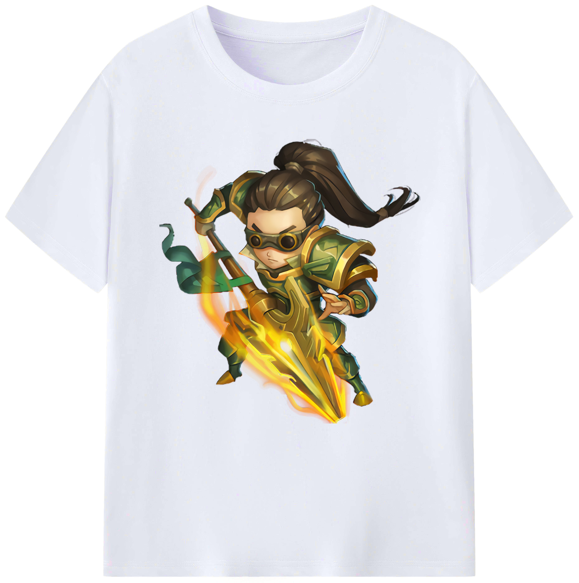 （画像用） リーグ・オブ・レジェンド League of Legends LOL レディースカジュアルプリントTシャツ（綿100％）
