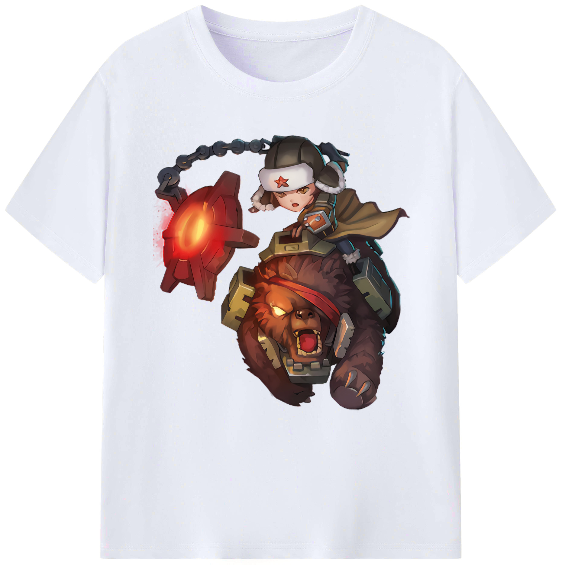 （画像用） リーグ・オブ・レジェンド League of Legends LOL レディースカジュアルプリントTシャツ（綿100％）