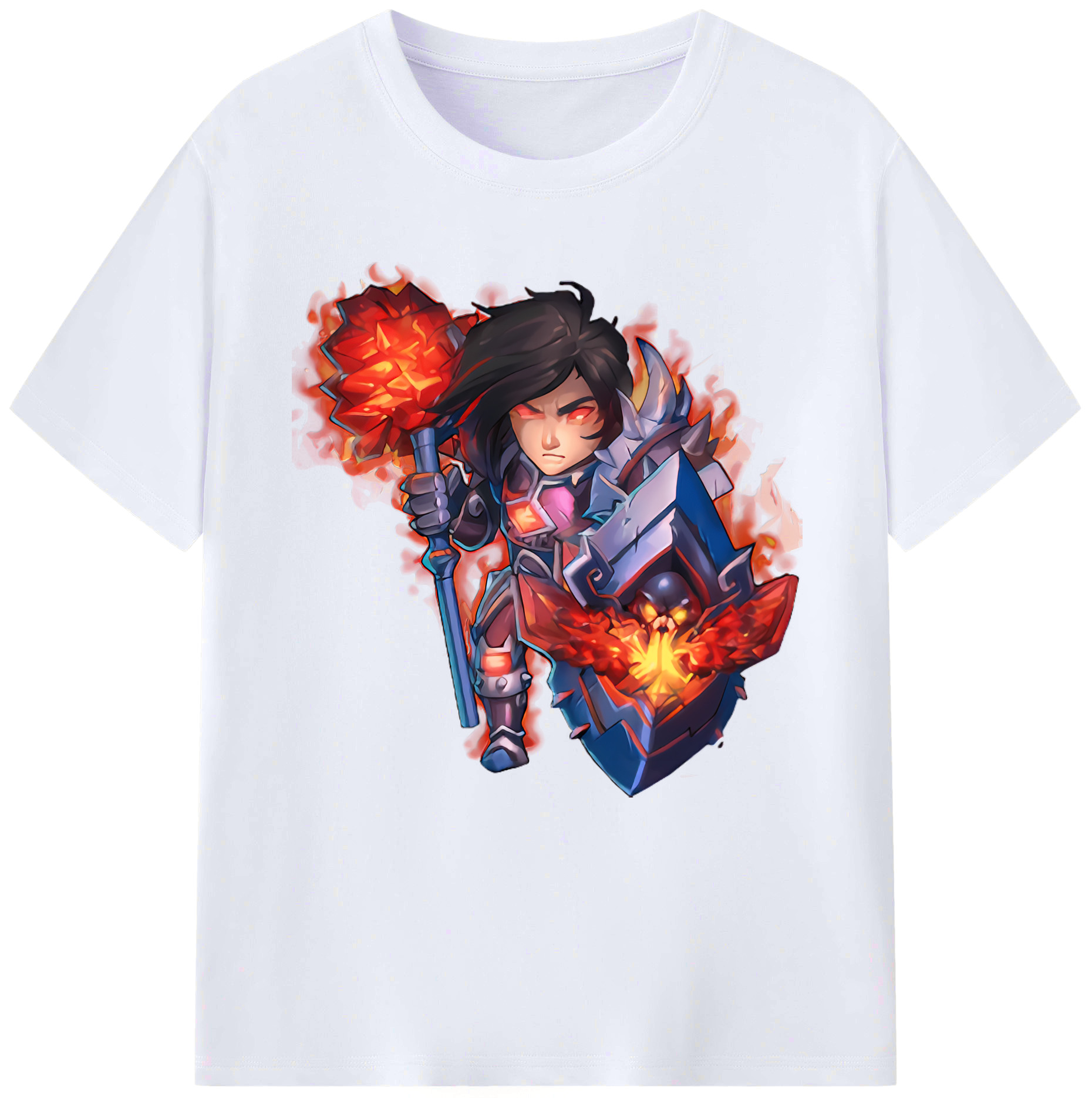（画像用） リーグ・オブ・レジェンド League of Legends LOL レディースカジュアルプリントTシャツ（綿100％）