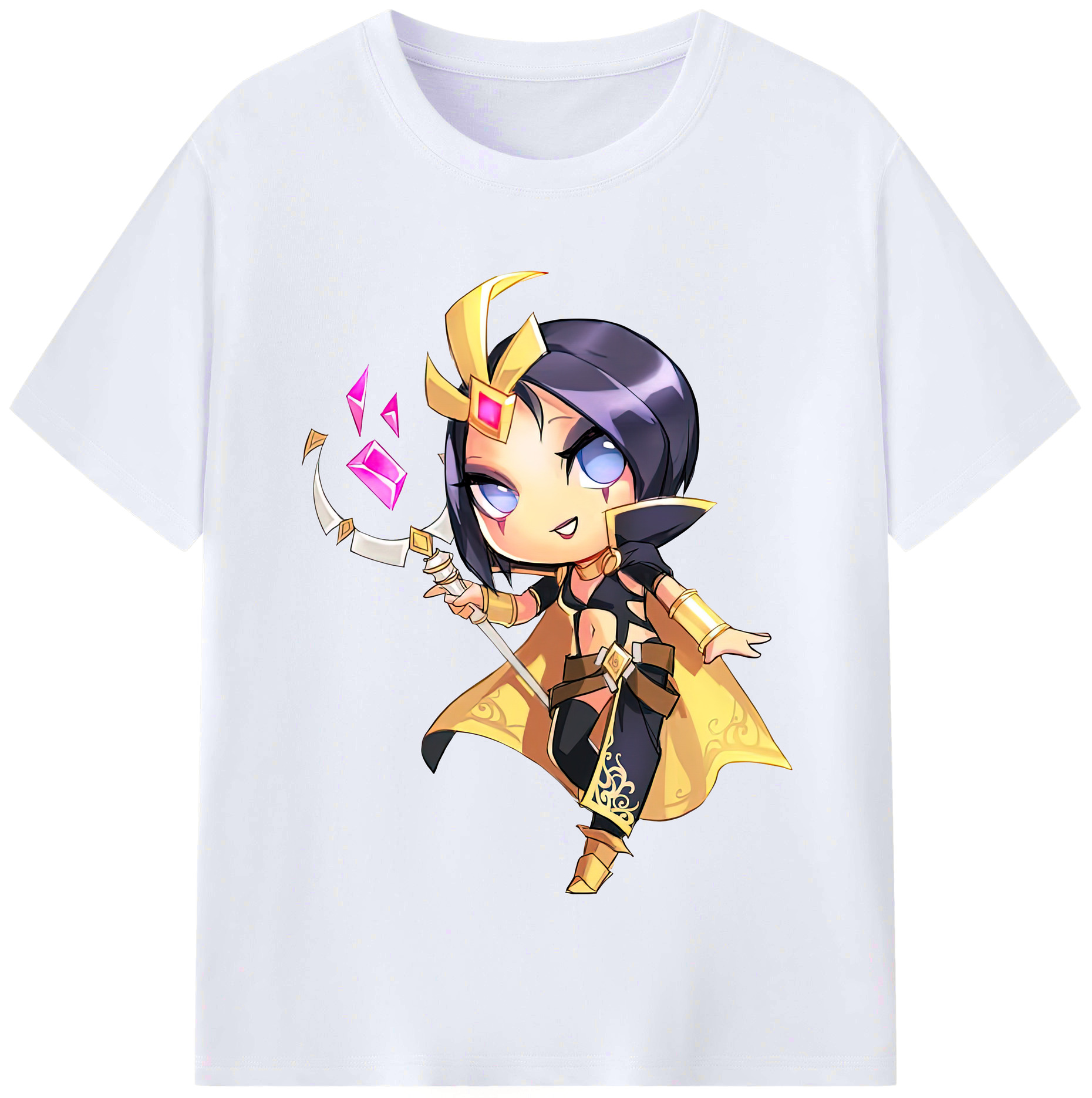 （画像用） リーグ・オブ・レジェンド League of Legends LOL レディースカジュアルプリントTシャツ（綿100％）