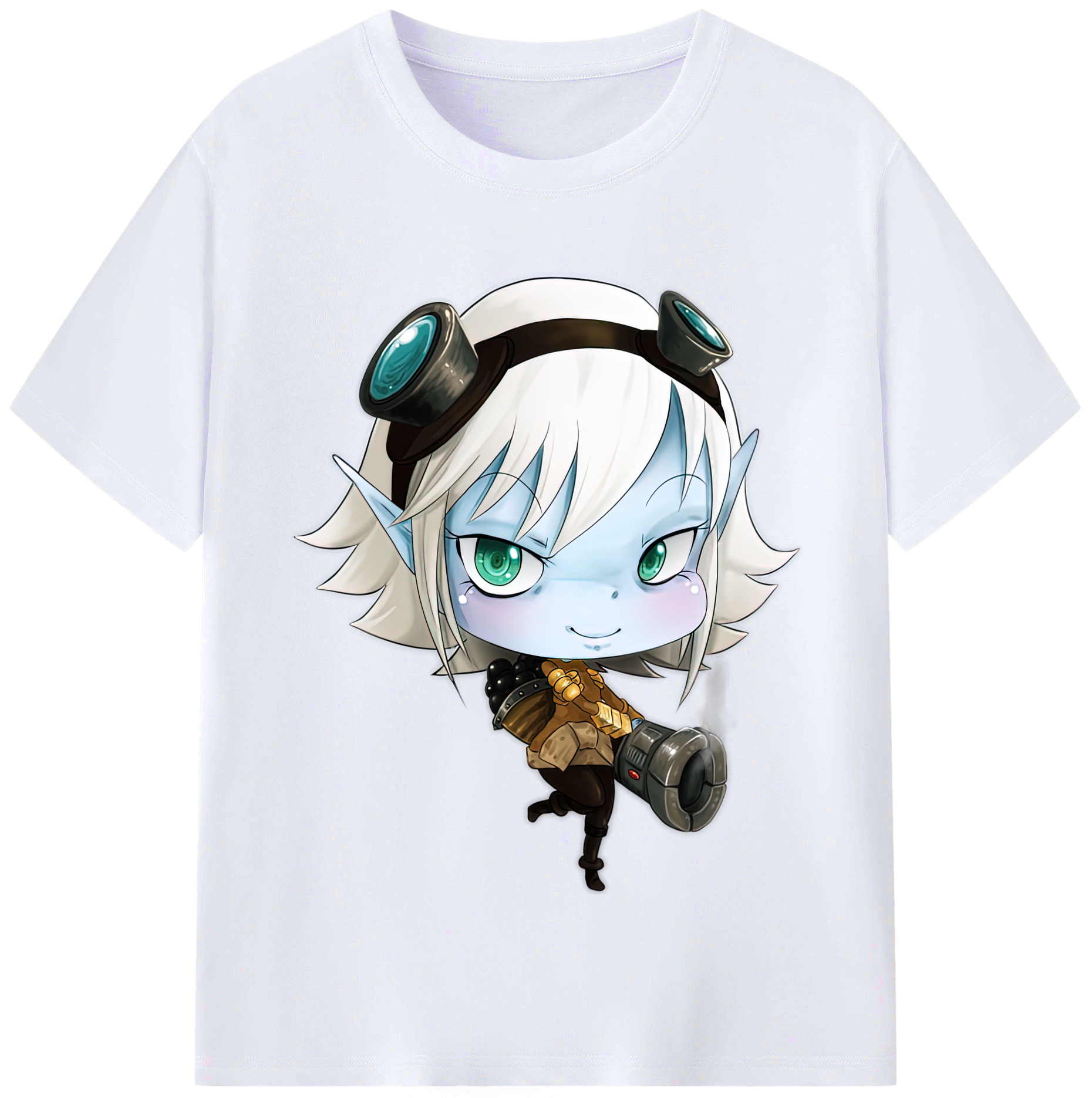 （画像用） リーグ・オブ・レジェンド League of Legends LOL レディースカジュアルプリントTシャツ（綿100％）