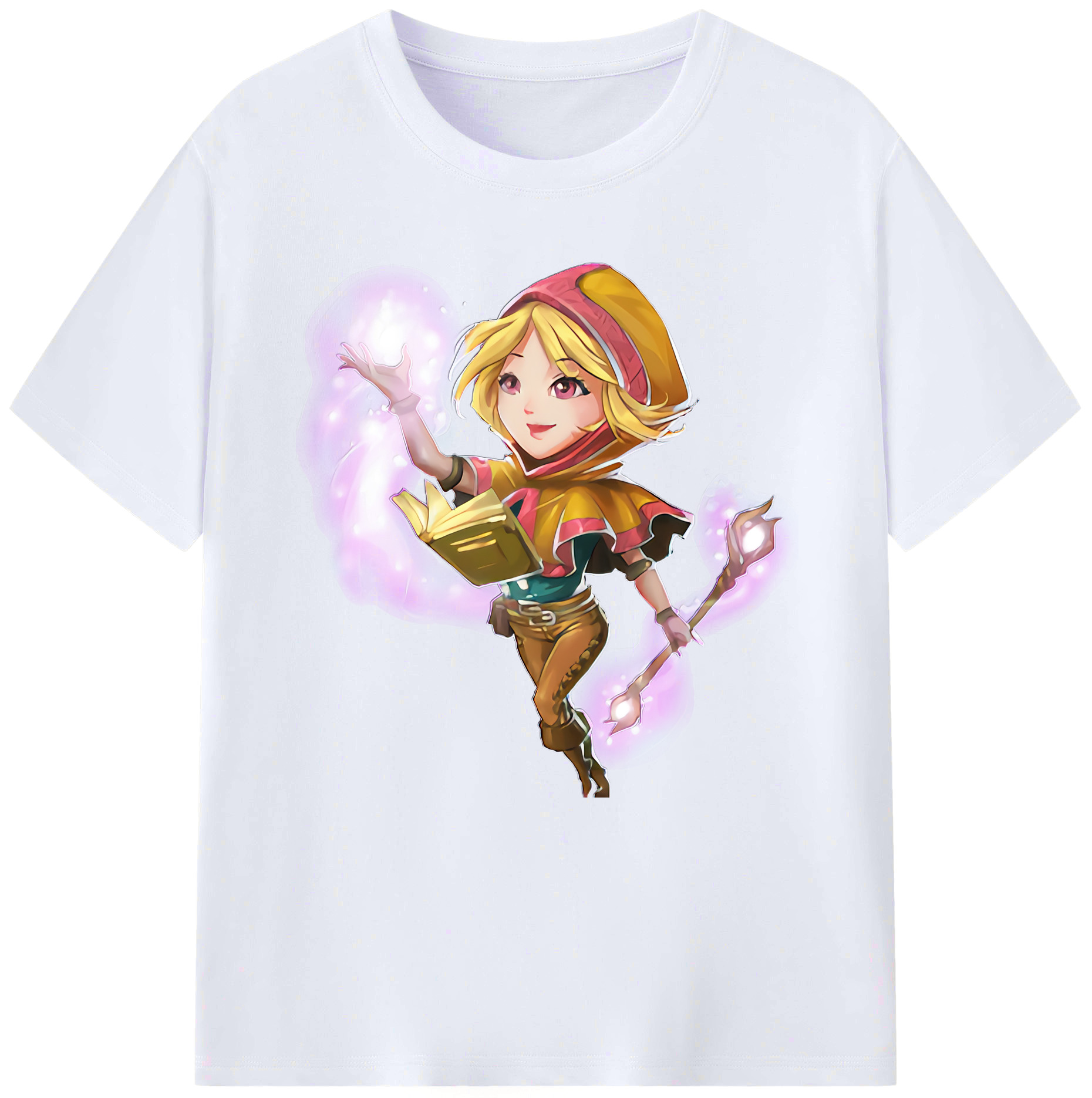 （画像用） リーグ・オブ・レジェンド League of Legends LOL レディースカジュアルプリントTシャツ（綿100％）