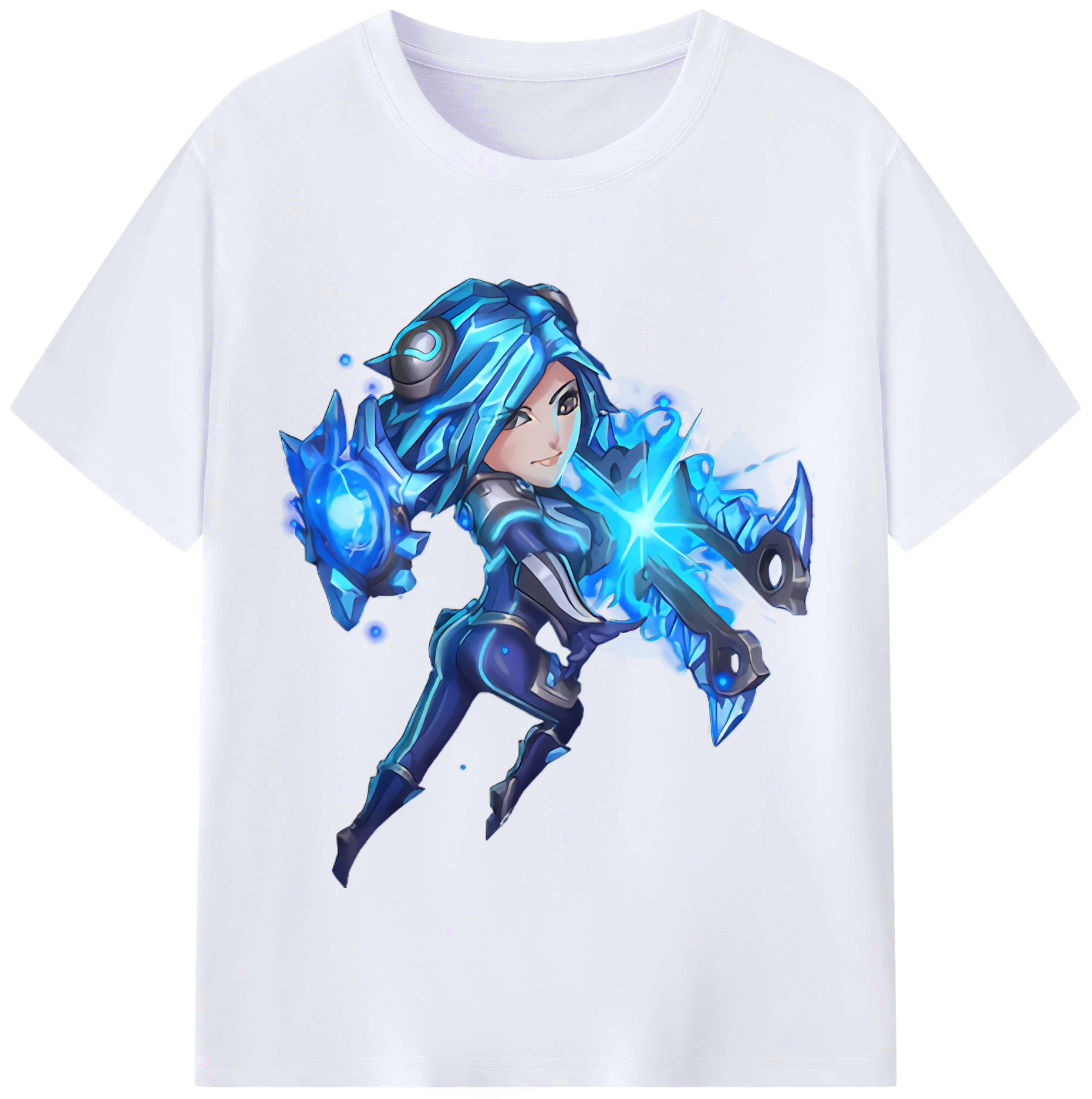 （画像用） リーグ・オブ・レジェンド League of Legends LOL レディースカジュアルプリントTシャツ（綿100％）