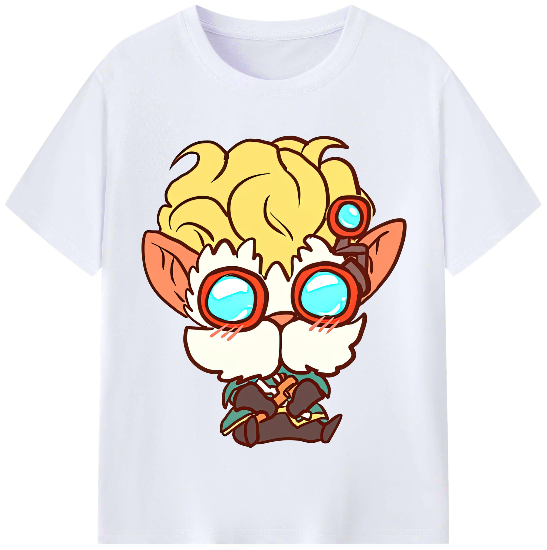 （画像用） リーグ・オブ・レジェンド League of Legends LOL レディースカジュアルプリントTシャツ（綿100％）