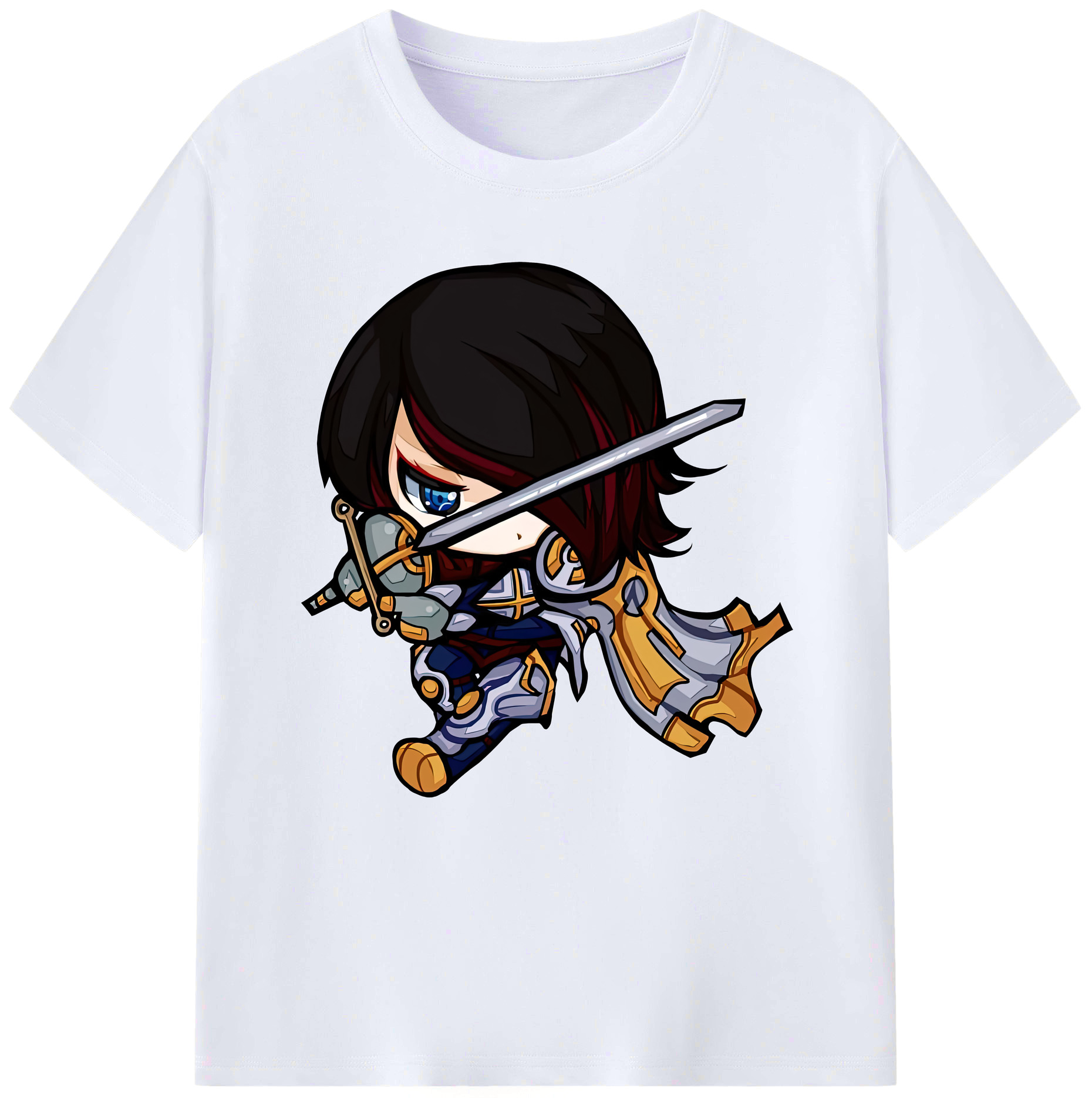 リーグ・オブ・レジェンド League of Legends LOL レディースカジュアルプリントTシャツ（綿100％）