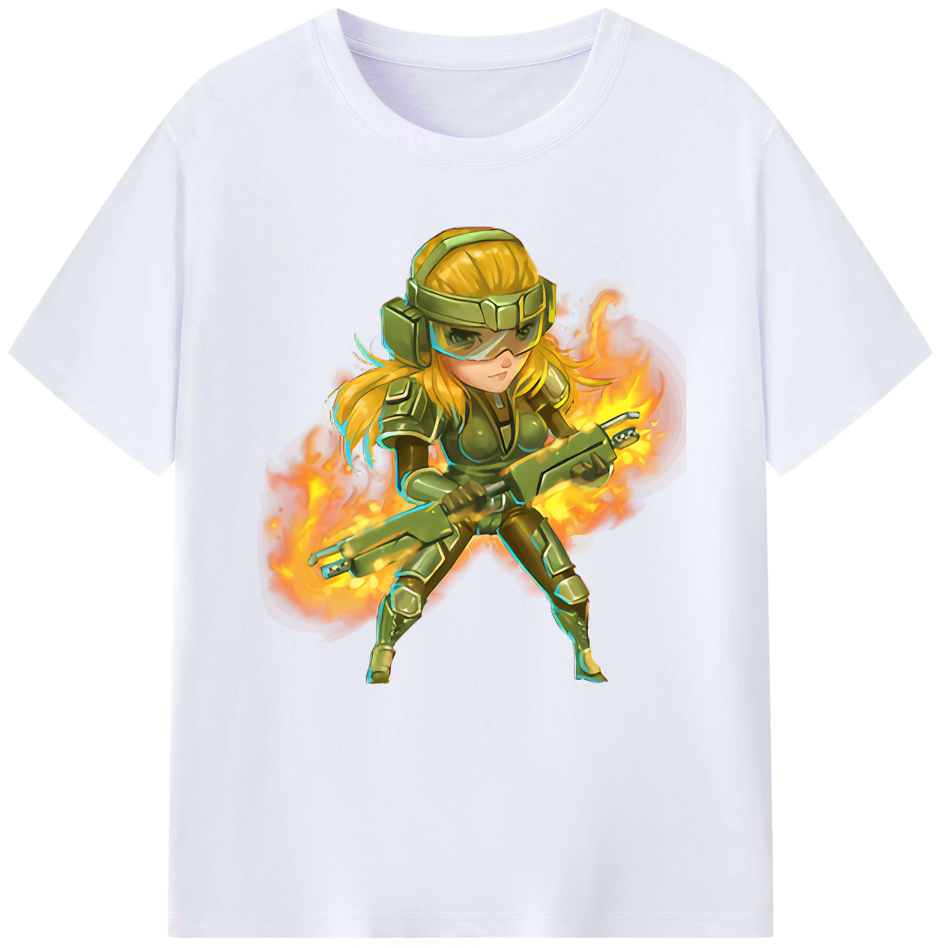 （画像用） リーグ・オブ・レジェンド League of Legends LOL レディースカジュアルプリントTシャツ（綿100％）