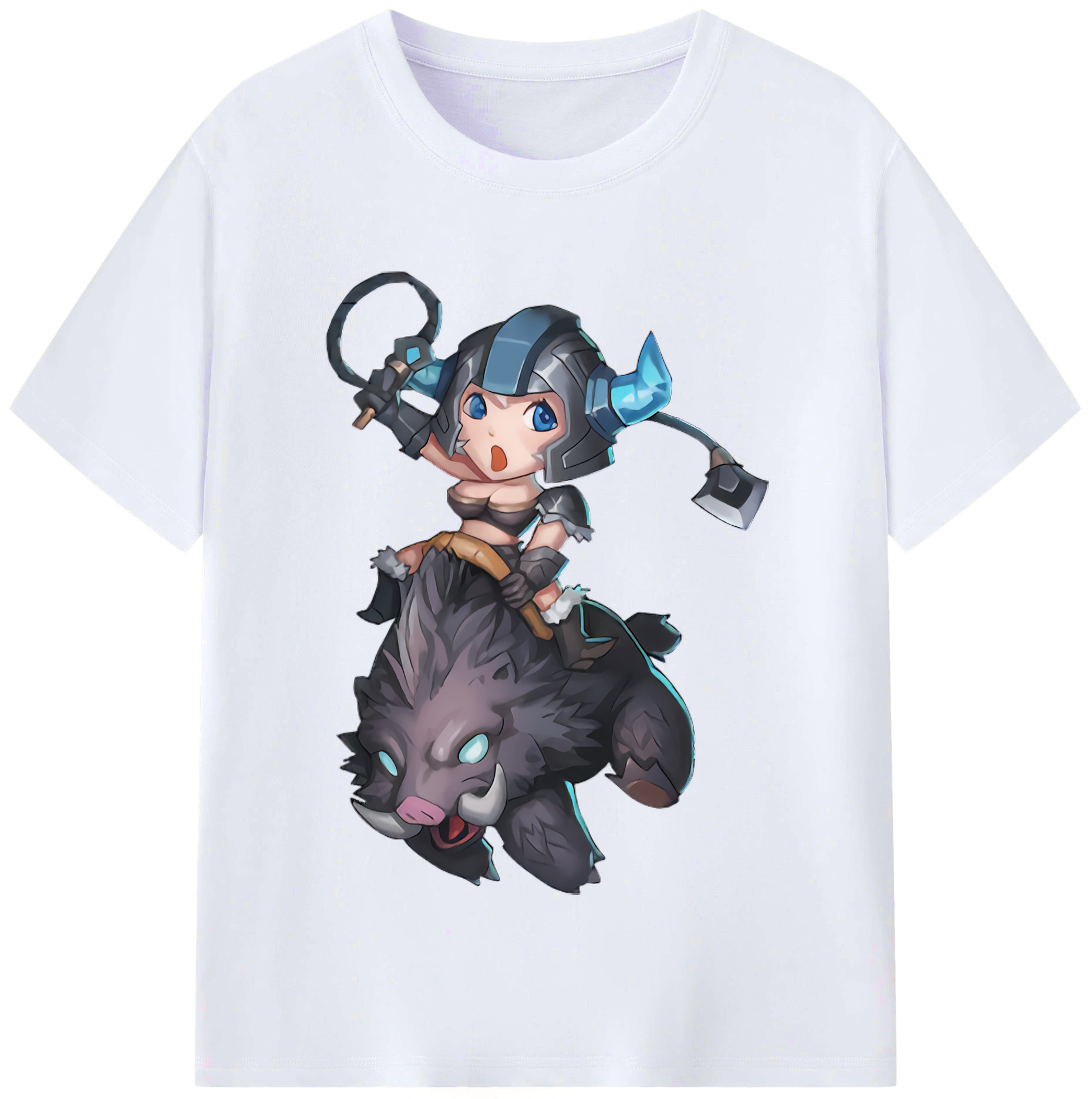 （画像用） リーグ・オブ・レジェンド League of Legends LOL レディースカジュアルプリントTシャツ（綿100％）