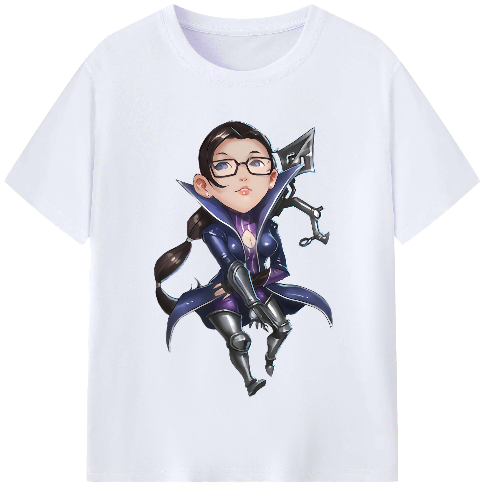 （画像用） リーグ・オブ・レジェンド League of Legends LOL レディースカジュアルプリントTシャツ（綿100％）