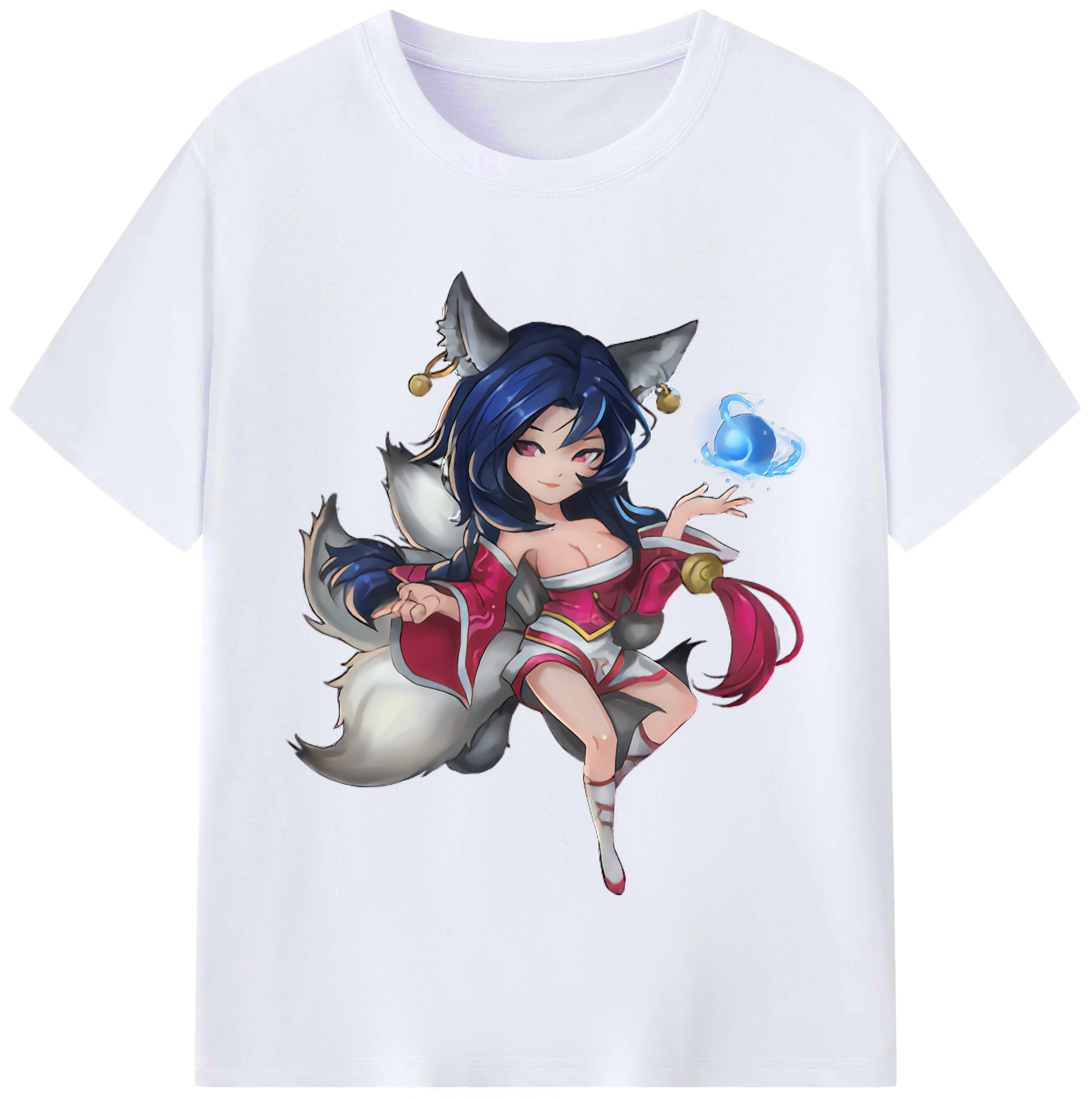 （画像用） リーグ・オブ・レジェンド League of Legends LOL レディースカジュアルプリントTシャツ（綿100％）