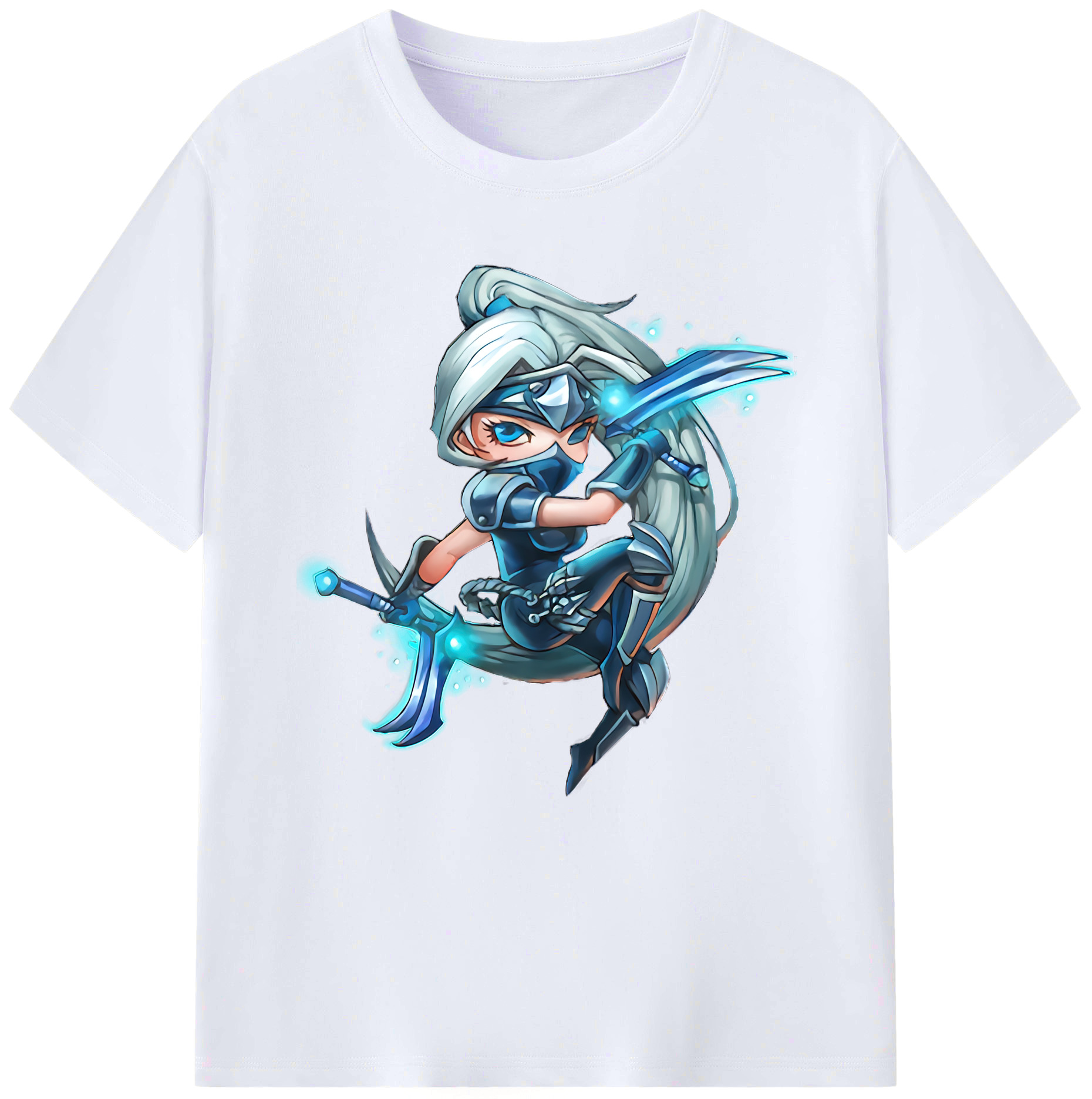 （画像用） リーグ・オブ・レジェンド League of Legends LOL レディースカジュアルプリントTシャツ（綿100％）