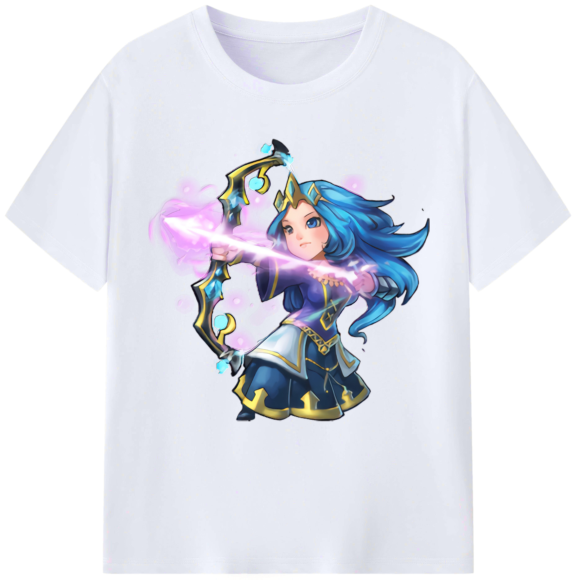 （画像用） リーグ・オブ・レジェンド League of Legends LOL レディースカジュアルプリントTシャツ（綿100％）