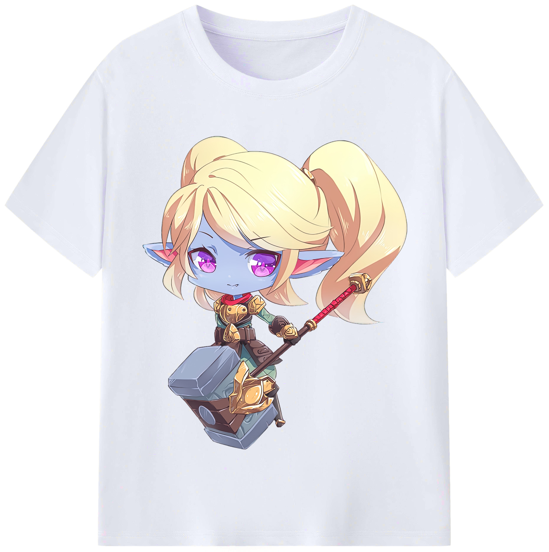 （画像用） リーグ・オブ・レジェンド League of Legends LOL レディースカジュアルプリントTシャツ（綿100％）