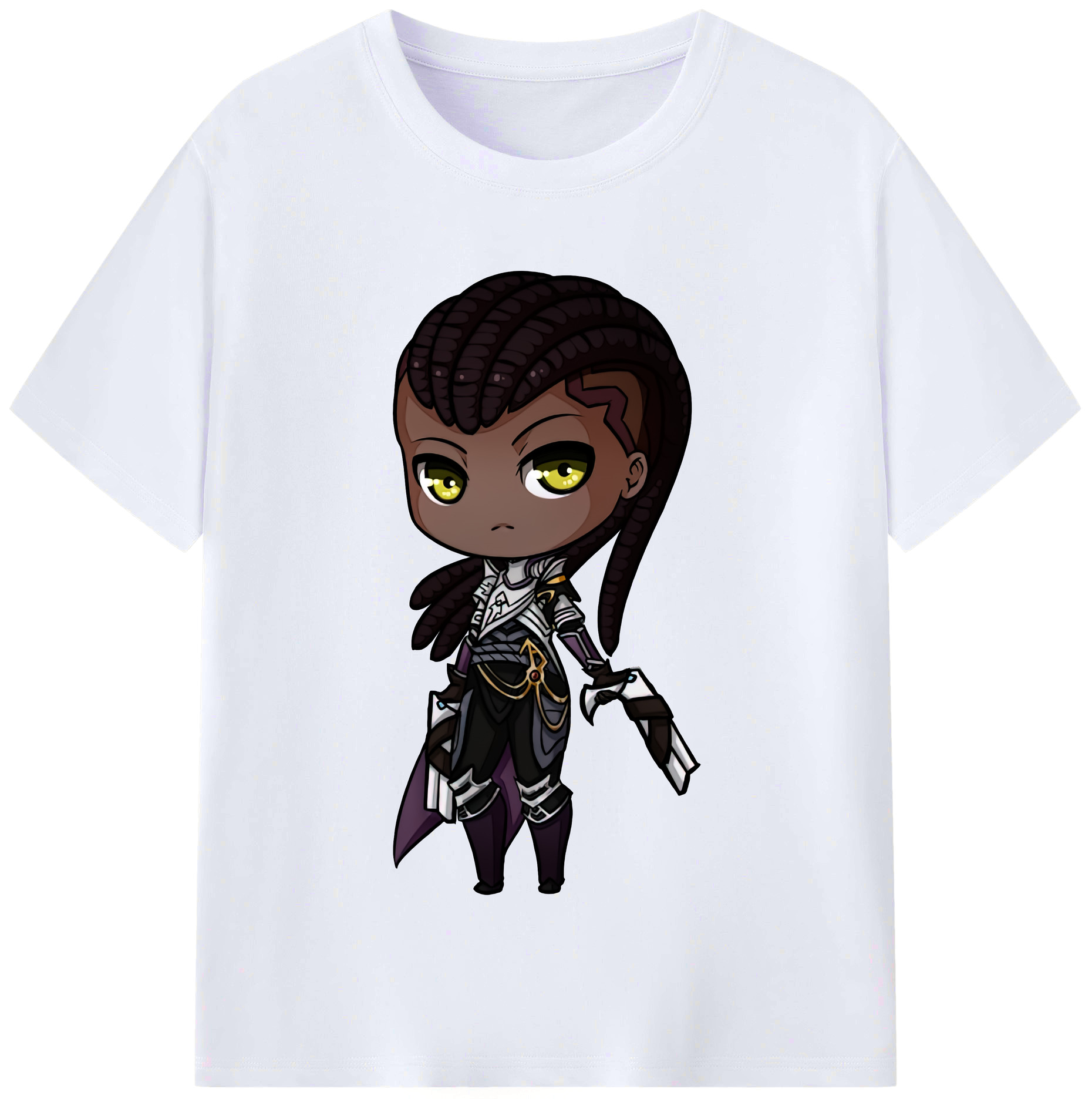 リーグ・オブ・レジェンド League of Legends LOL レディースカジュアルプリントTシャツ（綿100％）
