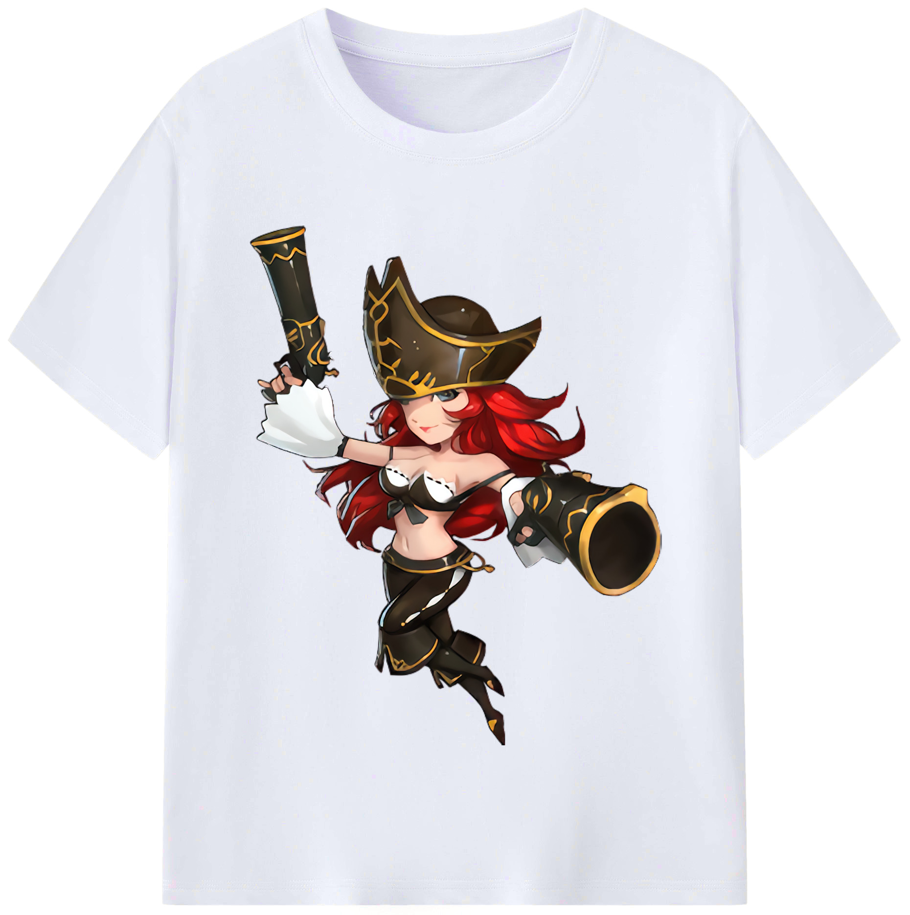 （画像用） リーグ・オブ・レジェンド League of Legends LOL レディースカジュアルプリントTシャツ（綿100％）