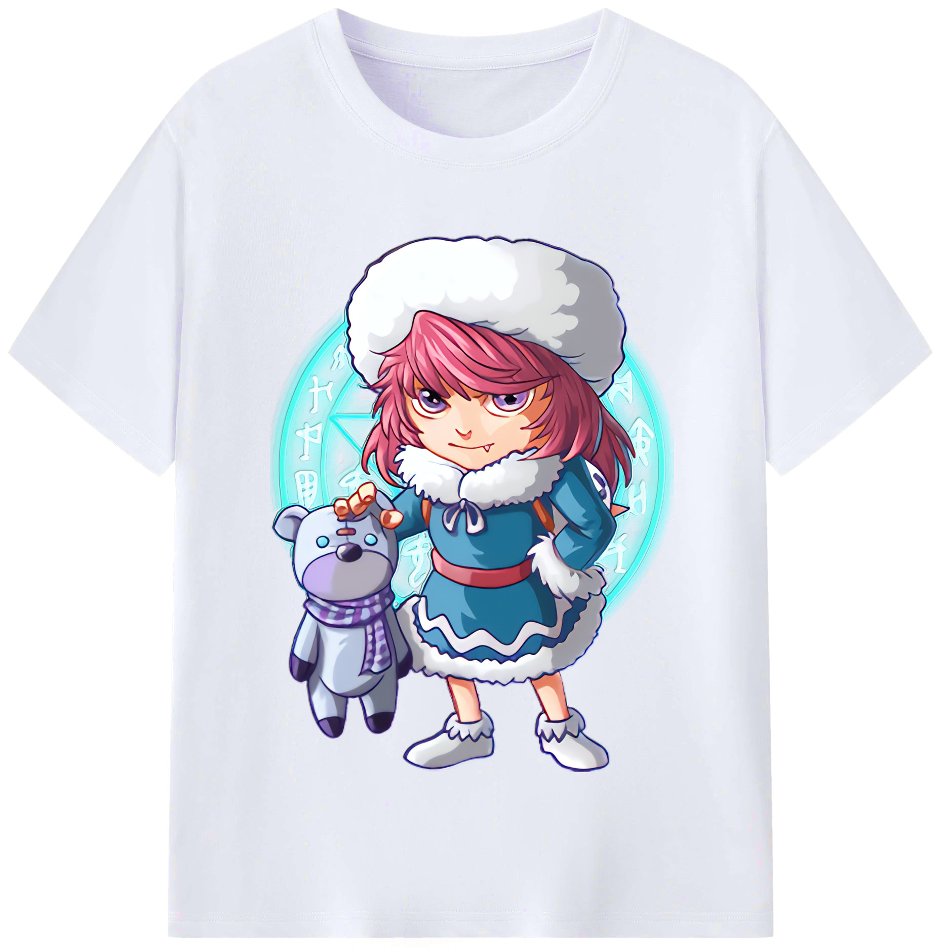 （画像用） リーグ・オブ・レジェンド League of Legends LOL レディースカジュアルプリントTシャツ（綿100％）