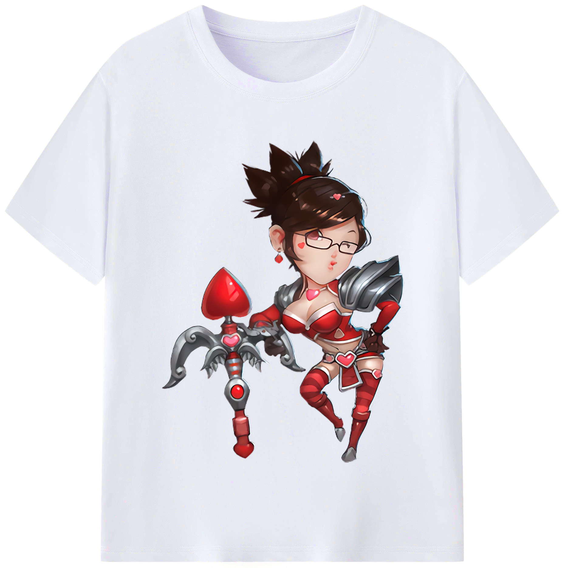 （画像用） リーグ・オブ・レジェンド League of Legends LOL レディースカジュアルプリントTシャツ（綿100％）