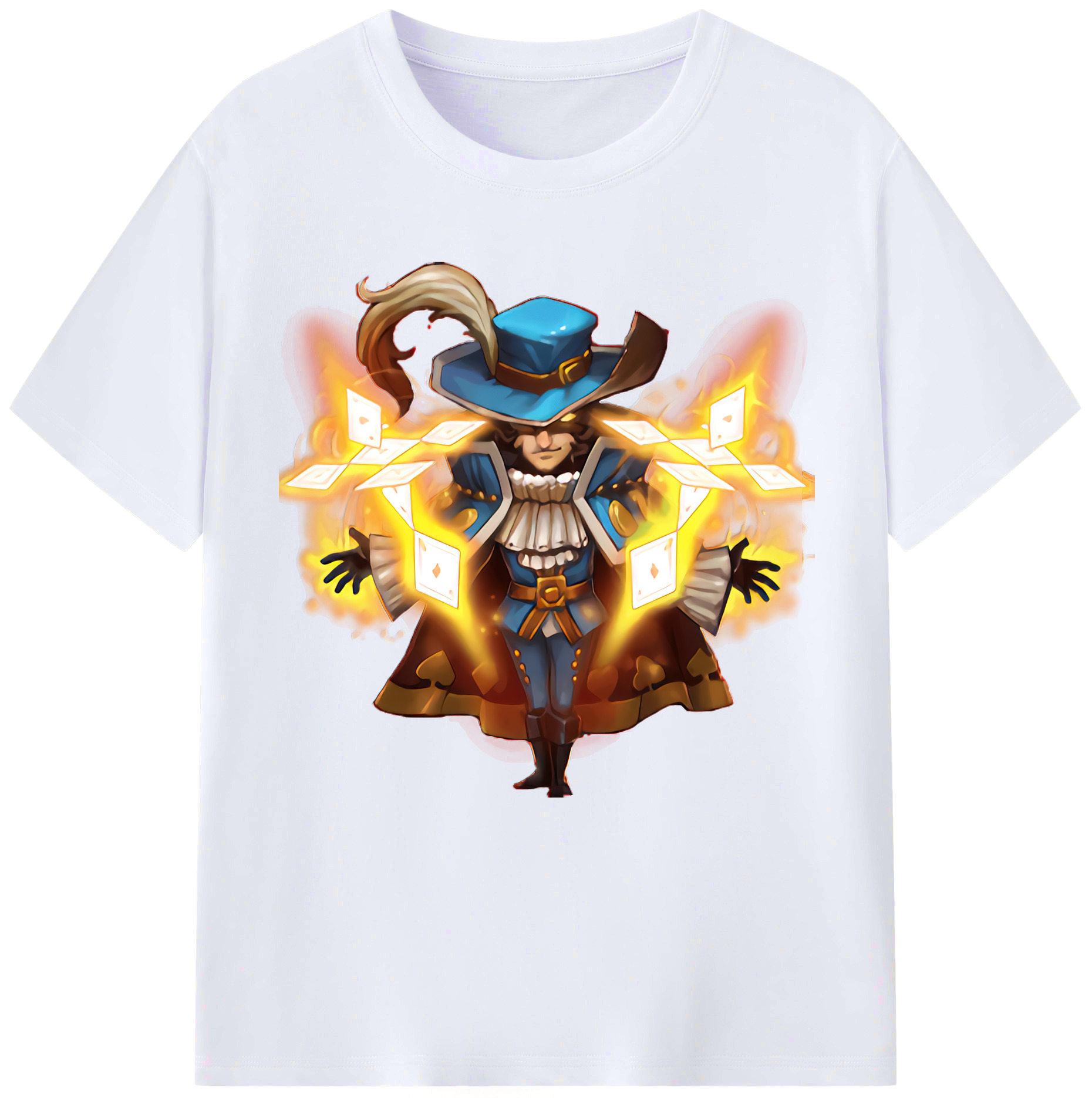 （画像用） リーグ・オブ・レジェンド League of Legends LOL レディースカジュアルプリントTシャツ（綿100％）